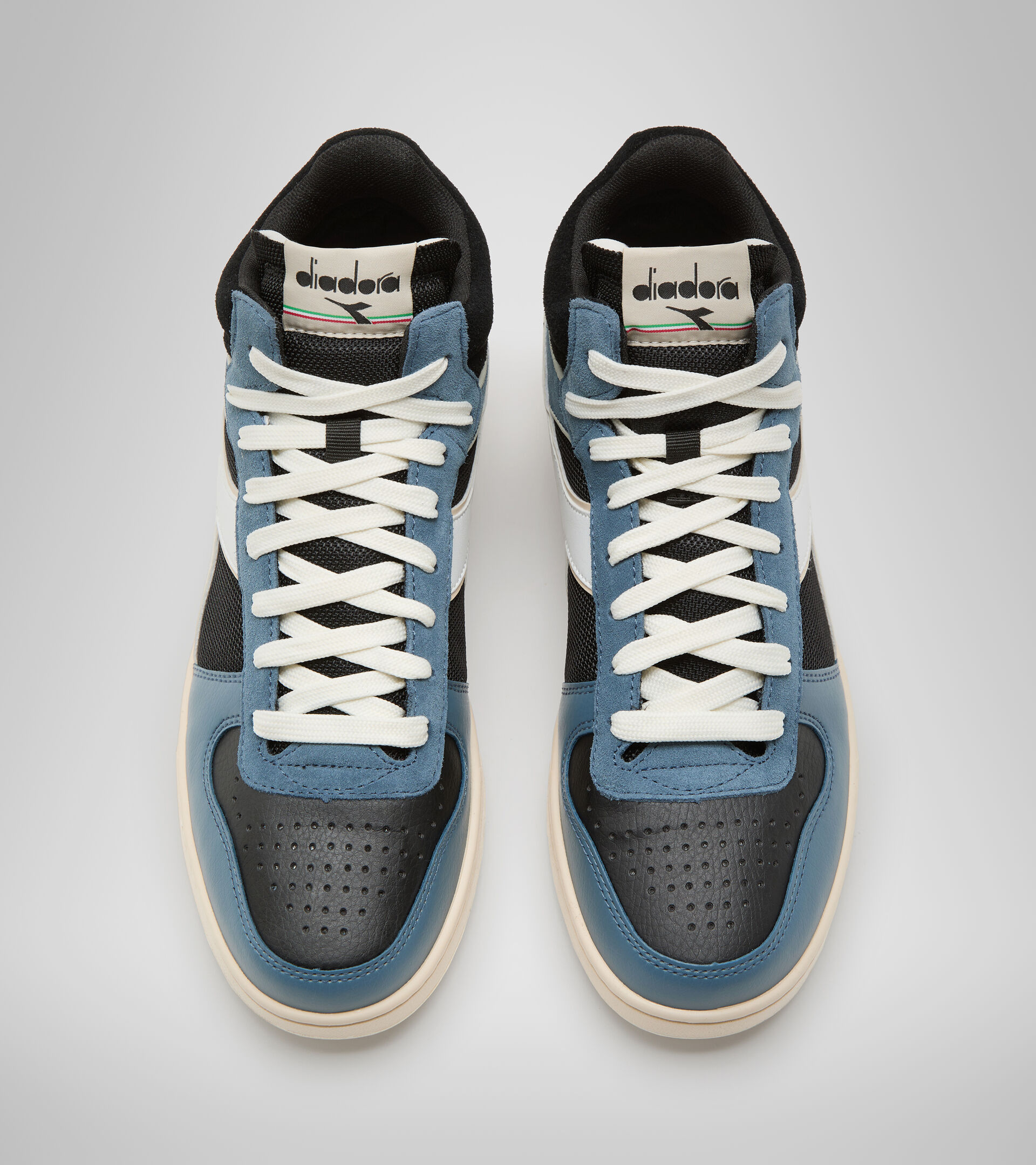 Sports shoes - Unisex MAGIC BASKET DEMI EARTH BLACK/BLUE MIRAGE - Diadora