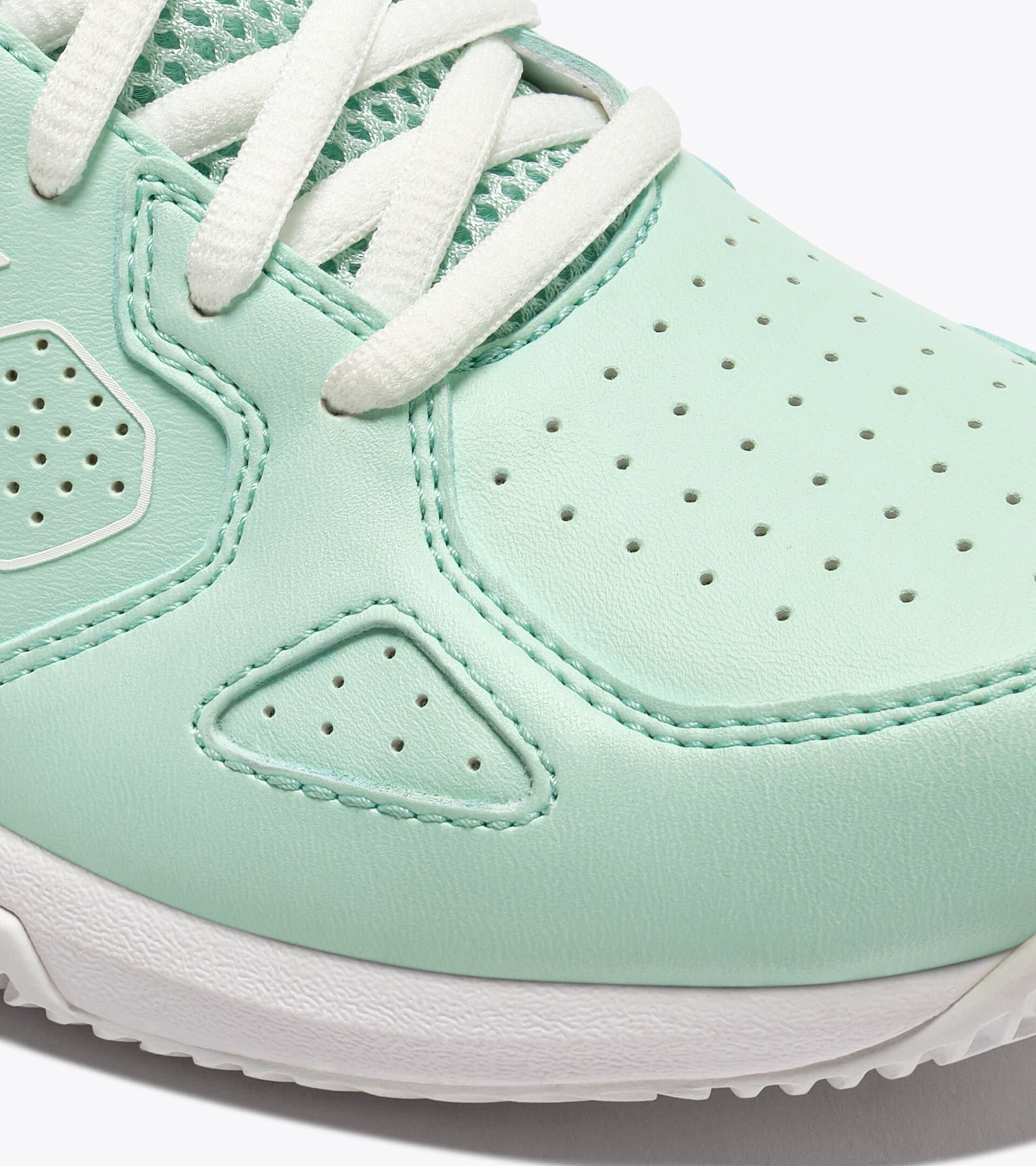 Tennisschuh f&uuml;r Sandpl&auml;tze - Schnelle Spielerinnen - Damen
 S. CHALLENGE 7 W SL CLAY VERDE BAIA/BIANCO - Diadora