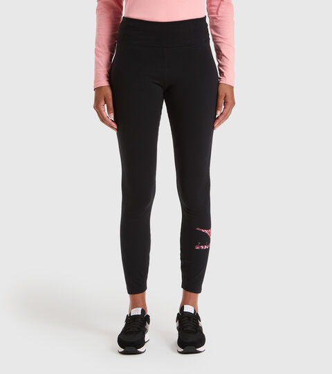 Sports trousers - Women L.LEGGINGS LUSH BLACK - Diadora