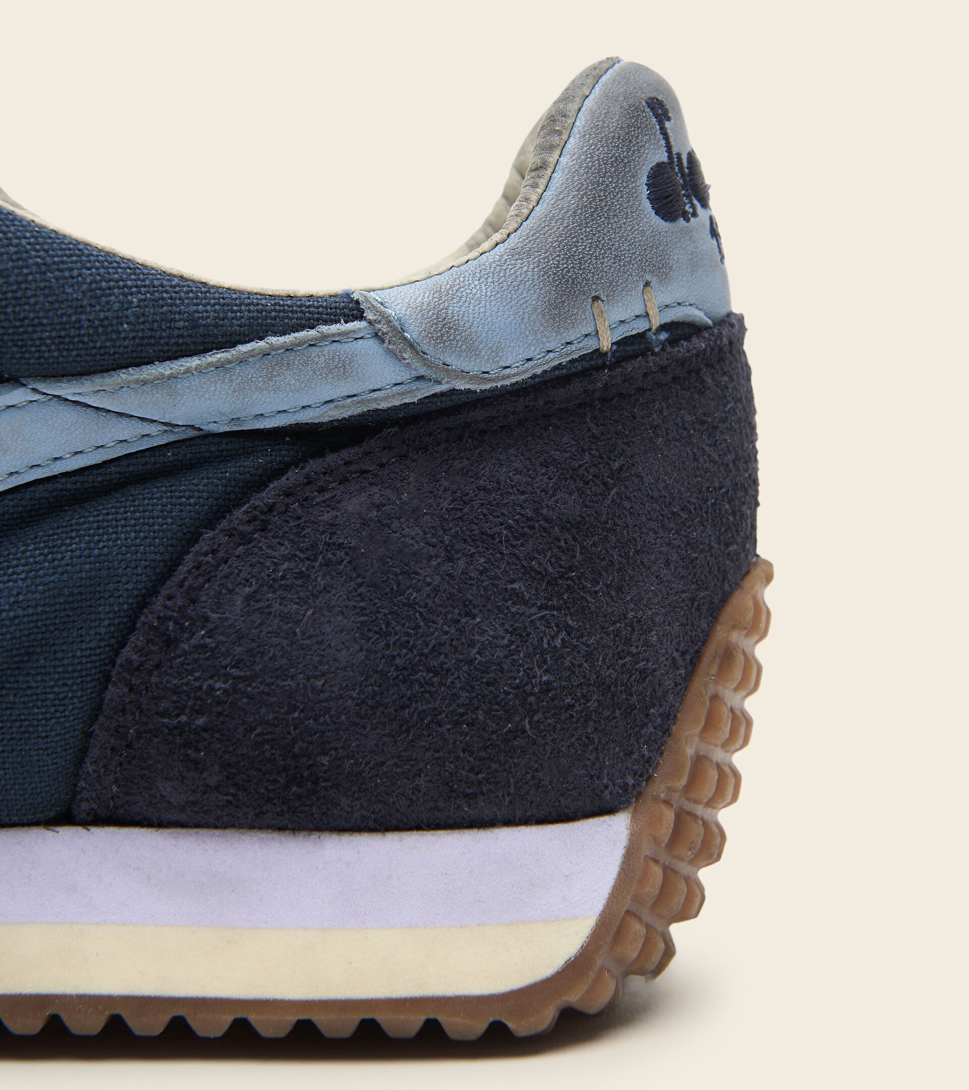 Heritage shoe - Unisex EQUIPE H DIRTY STONE WASH EVO CLASSIC NAVY - Diadora