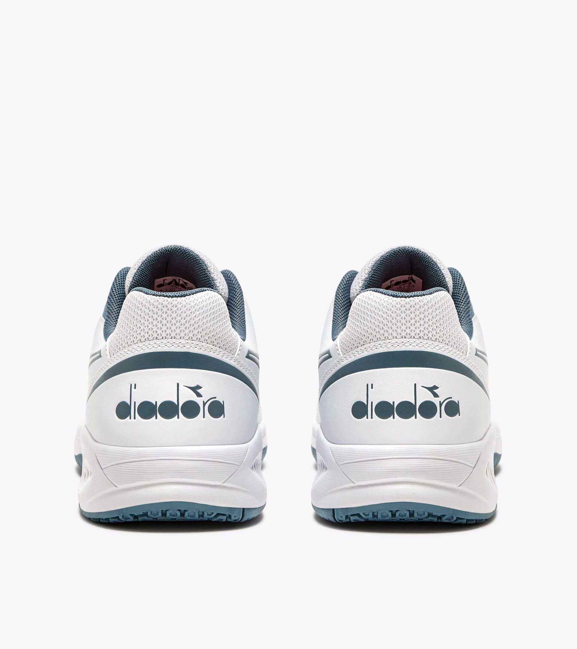 Tennis shoes - Men VOLEE 6 WHITE/OCEANVIEW/SALSA - Diadora