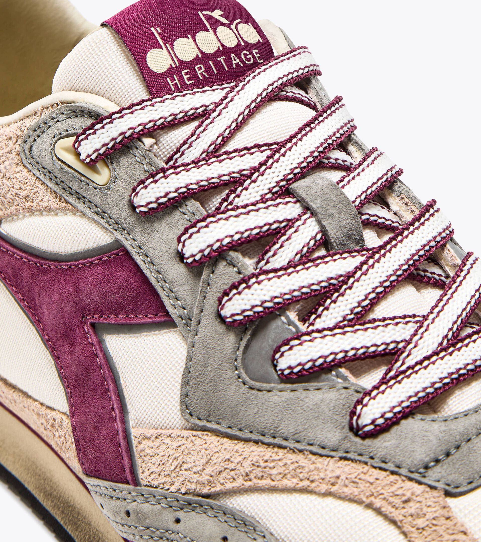 Low-profile Heritage sneaker - All-gender EQUIPE REVENGE USED WHITE/WILD DOVE - Diadora