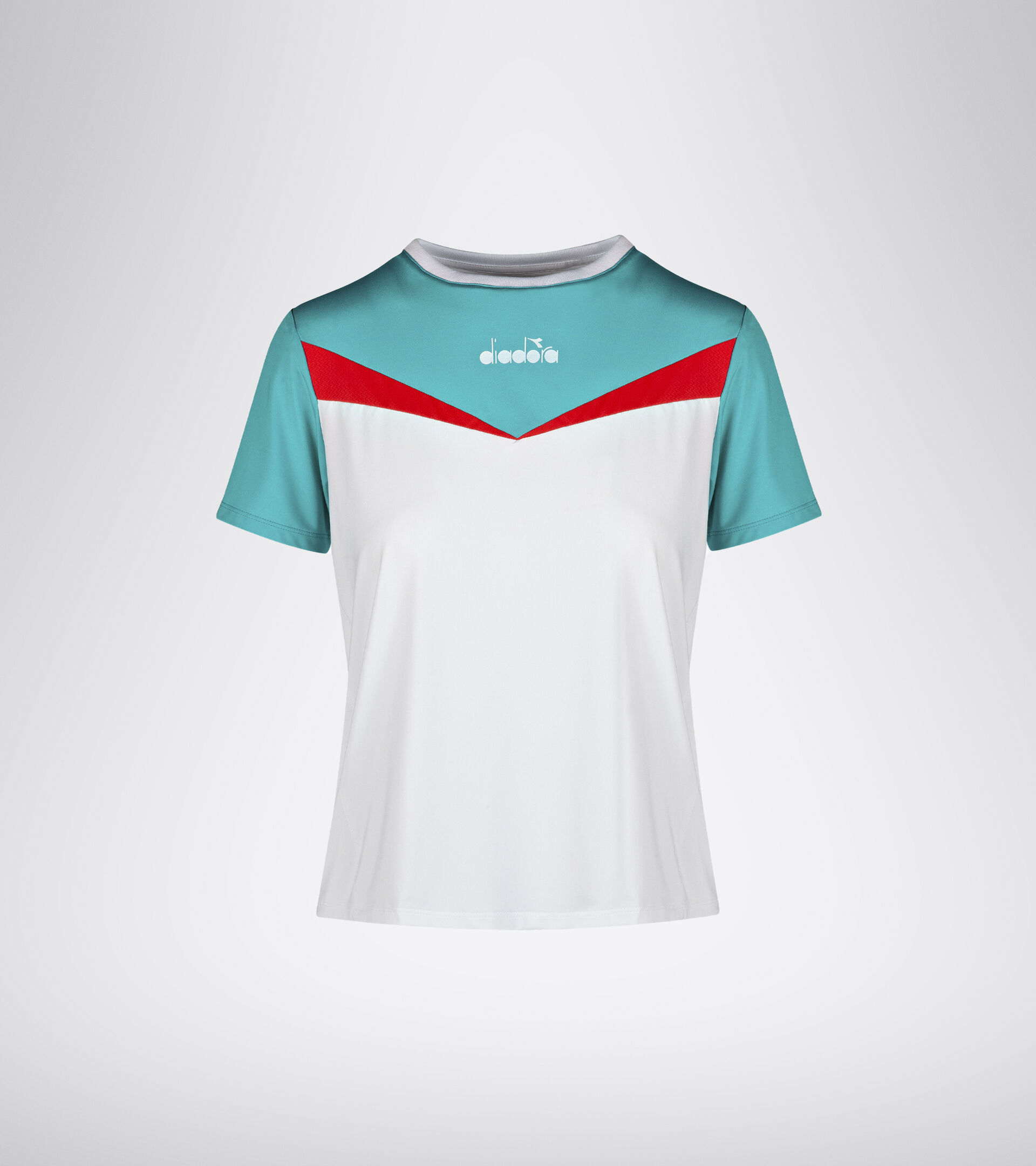 Camiseta de tenis - Mujer L. SS T-SHIRT BLANCO VIVO - Diadora