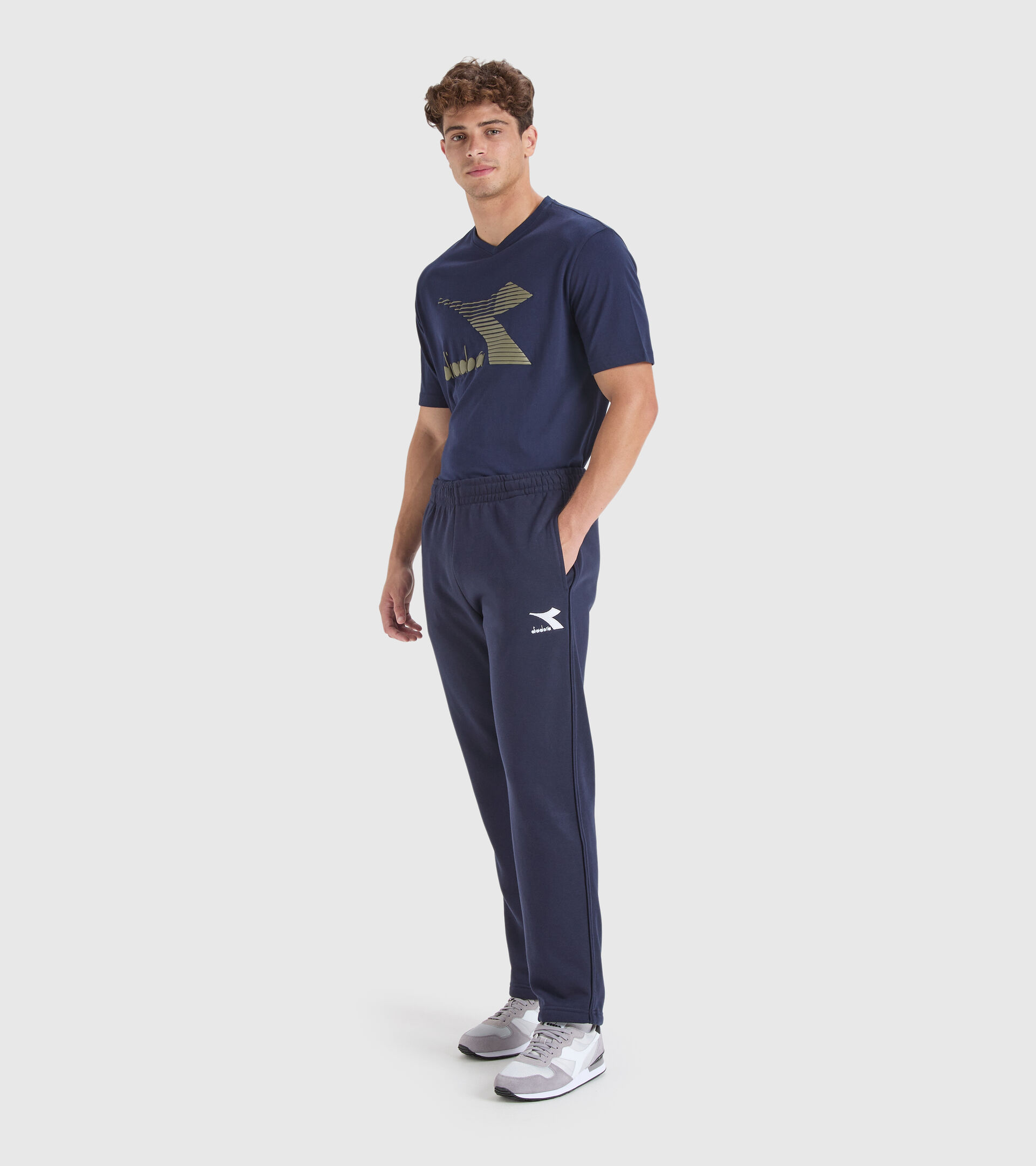 Sporthose - Herren PANTS CORE MARINEBLAU - Diadora