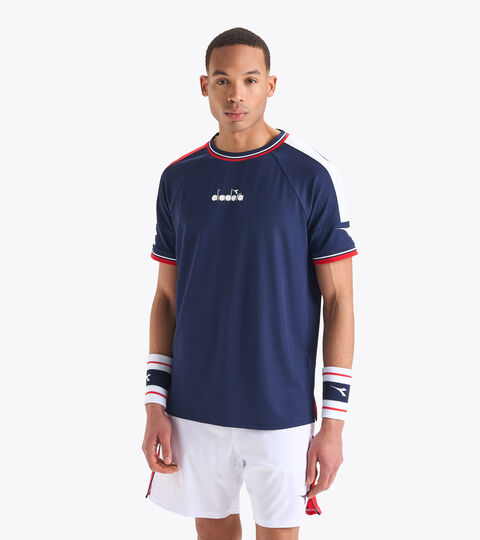 T-shirt da tennis - Uomo SS T-SHIRT ICON BLU CORSARO - Diadora
