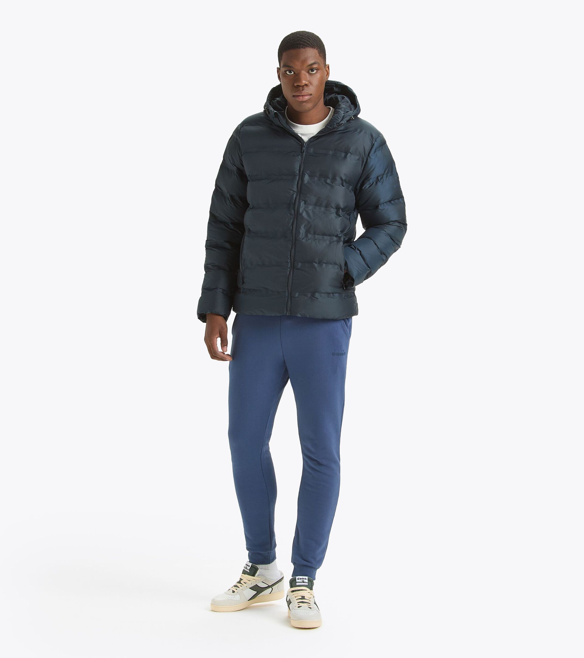 Giacca imbottita - Uomo HOODIE INSULATED JACKET BLU - Diadora