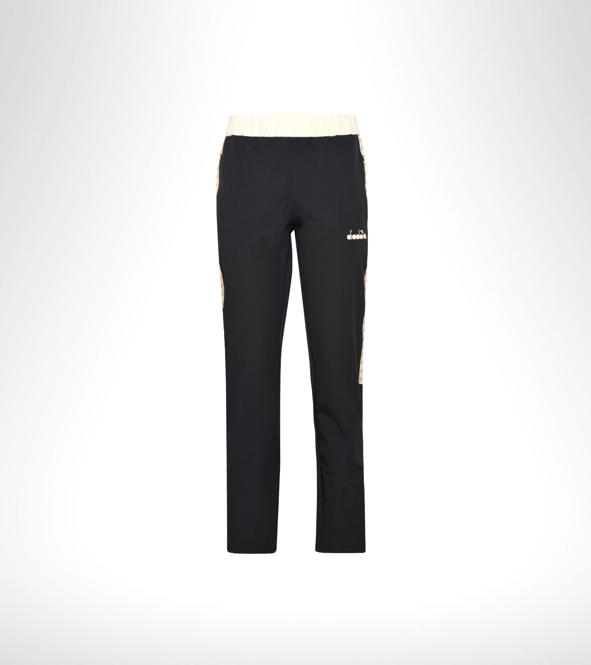 Tennis trousers - Women L. PANTS CHALLENGE BLACK/MAHOGANY ROSE - Diadora