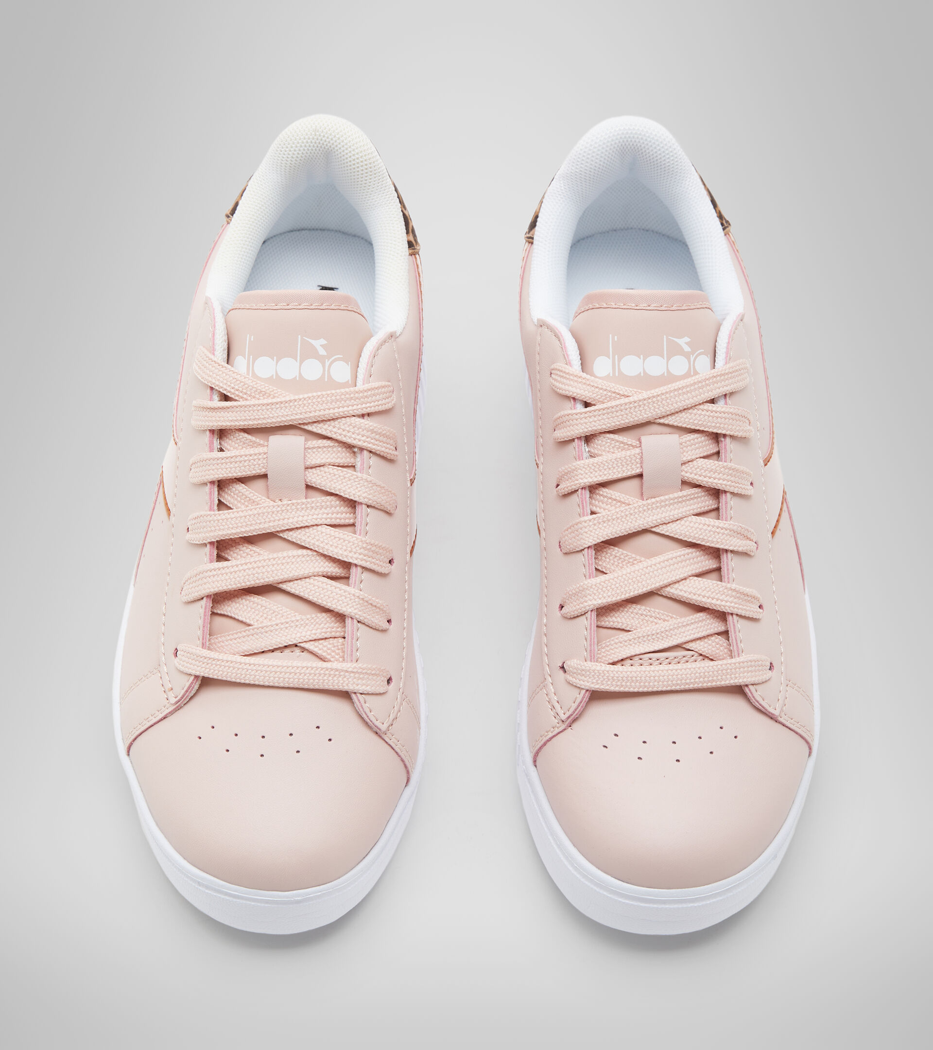 Sports shoes - Youth 8-16 years GAME STEP P LEOPARD GS PEACH PINK (50185) - Diadora