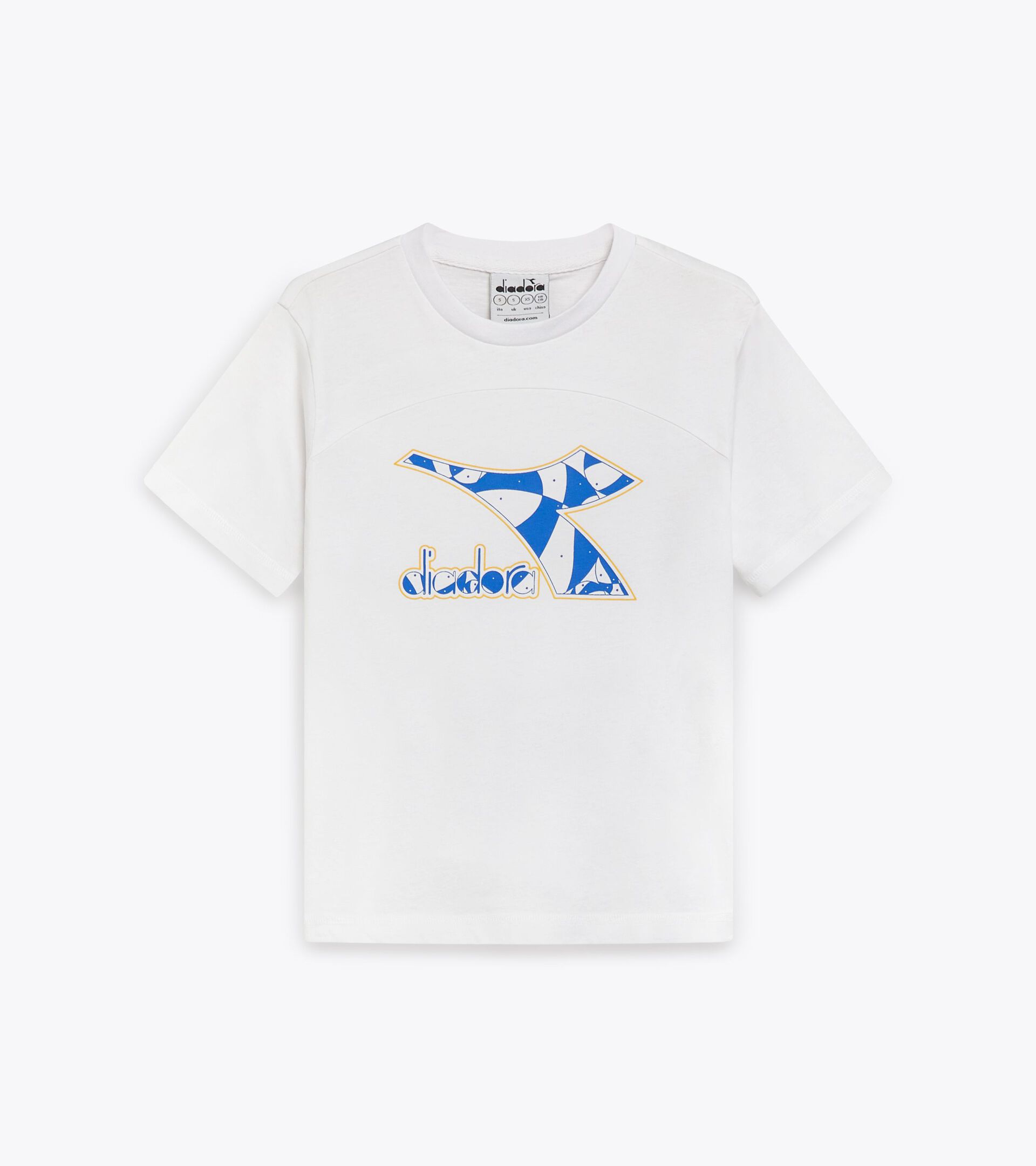 Camiseta de algodón - Niños y adolescentes
 JB.T-SHIRT SS RIDDLE BLANCO VIVO - Diadora