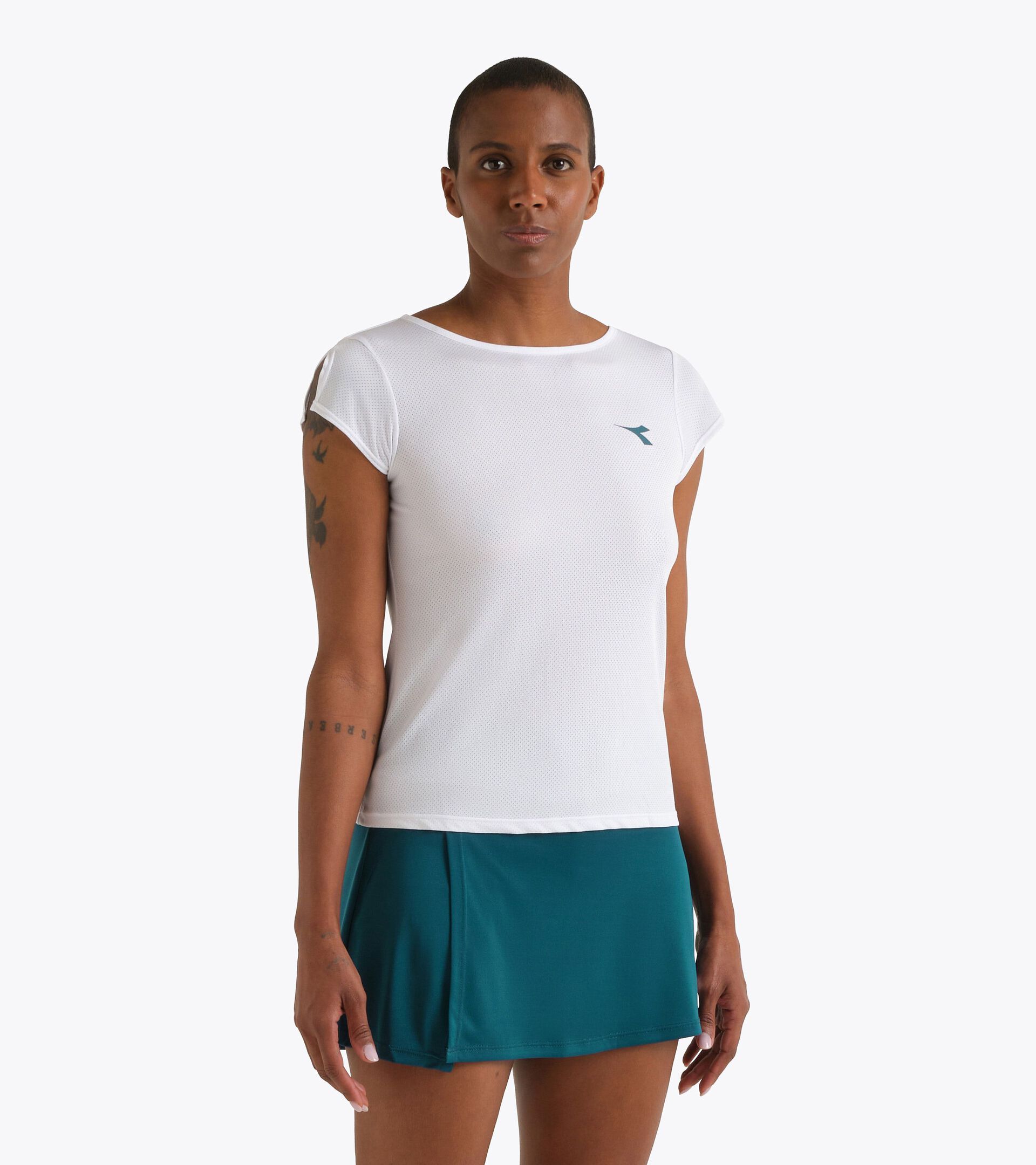 Tennis t-shirt - Women&rsquo;s
 L. SS T-SHIRT COURT OPTICAL WHITE - Diadora