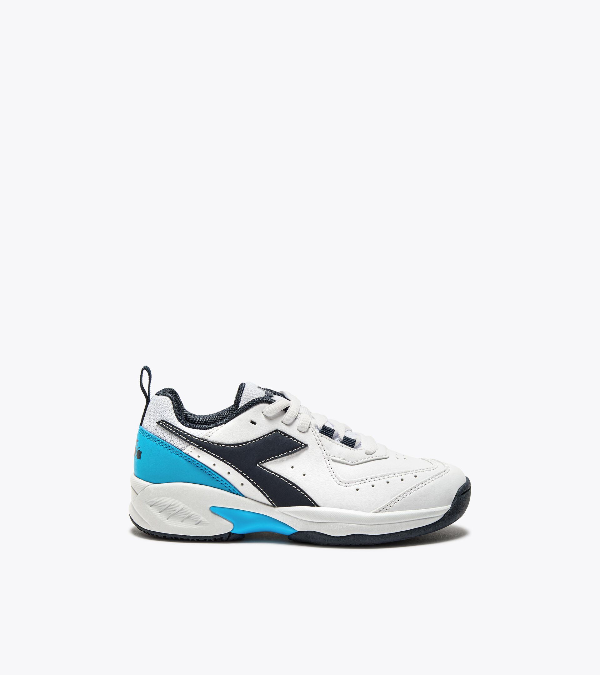 Tennis shoes - Youth S. CHALLENGE 5 SL JR WHITE/BLUE CORSAIR - Diadora