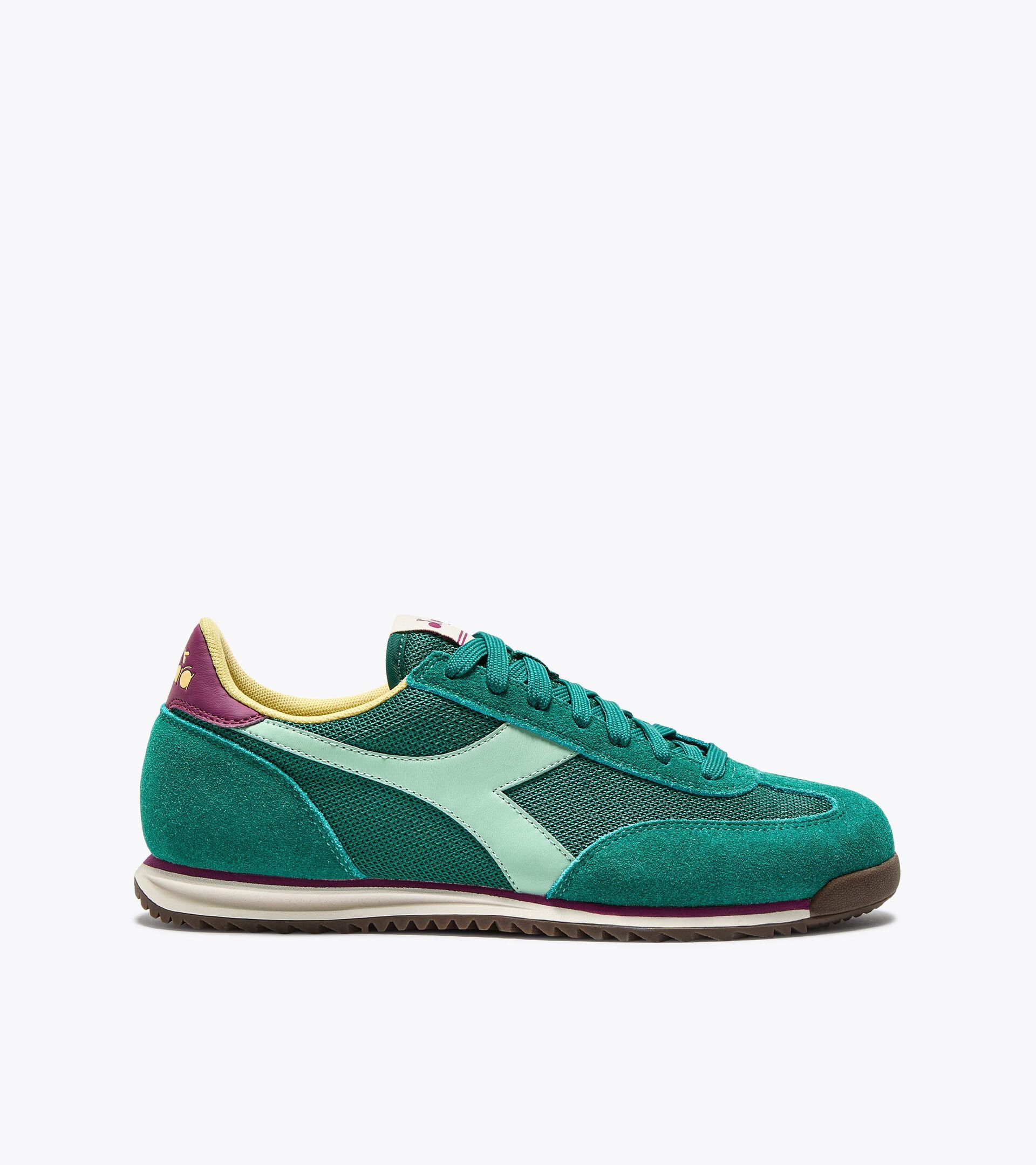 Low-profile suede sneaker - All-gender CROSS BEAR GRASS /GRAYED JADE - Diadora