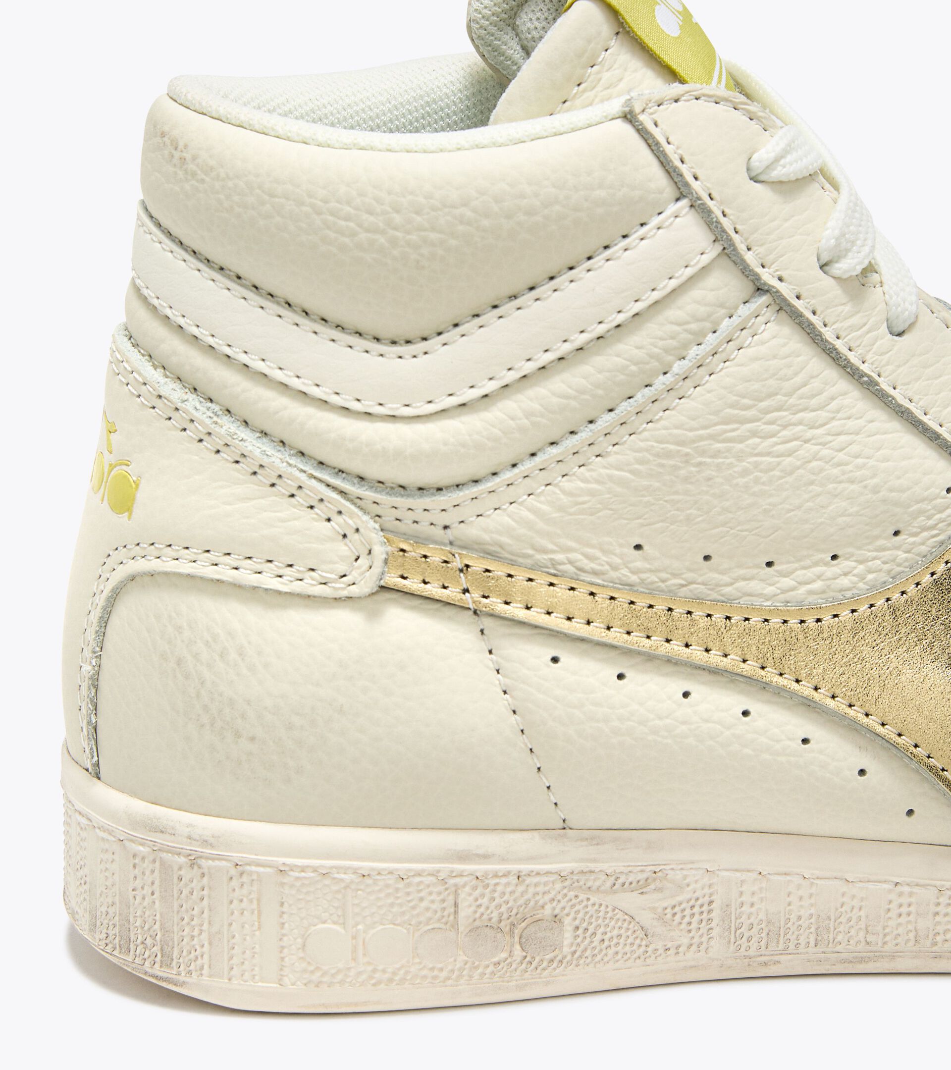 Sports shoes - Women GAME L HIGH WAXED METAL WN WHITE/ENDIVE - Diadora