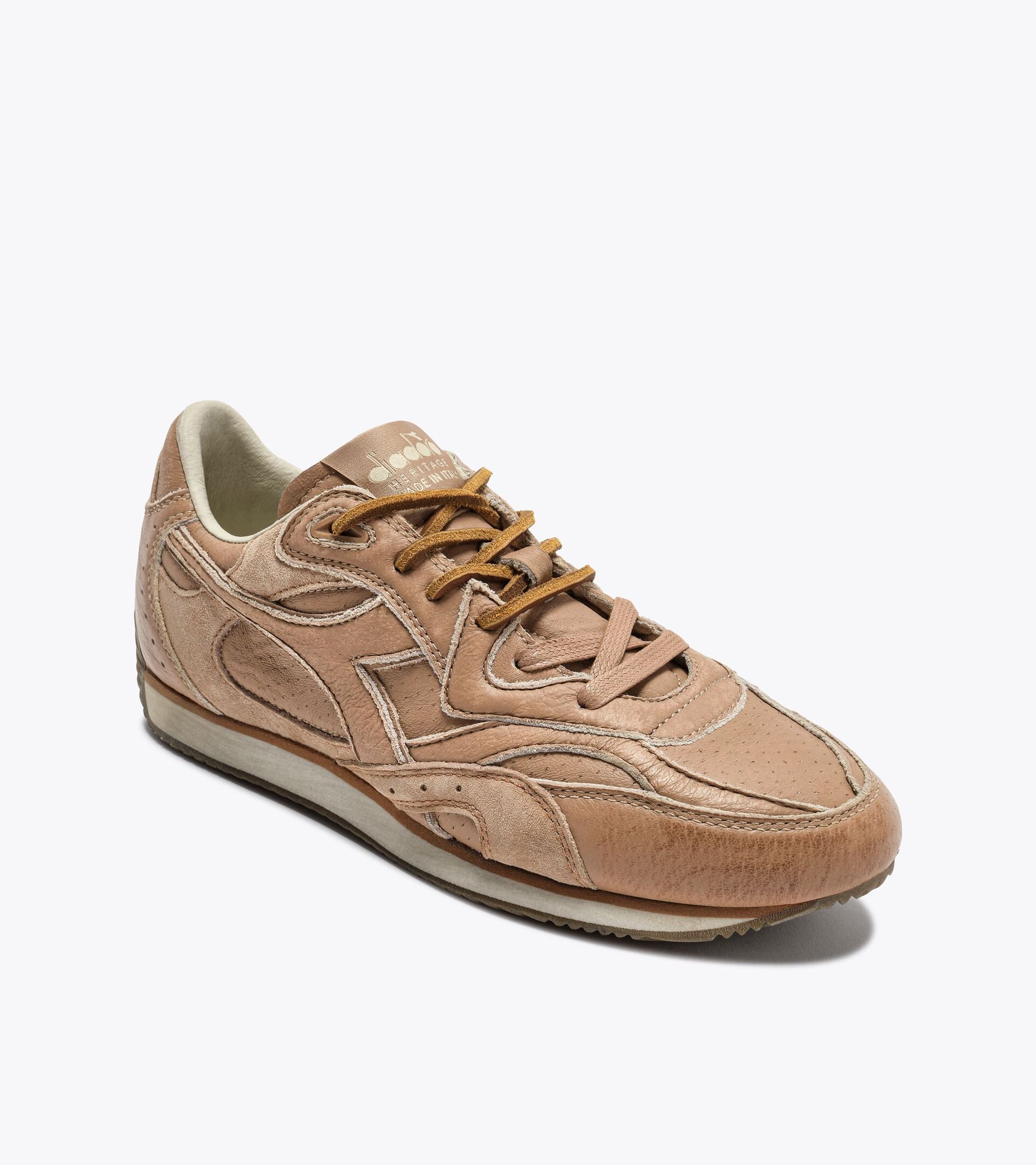 Heritage Leather Sneakers - Low Profile - All-gender EQUIPE REVENGE DUNE USED ITALIA CAMEL - Diadora