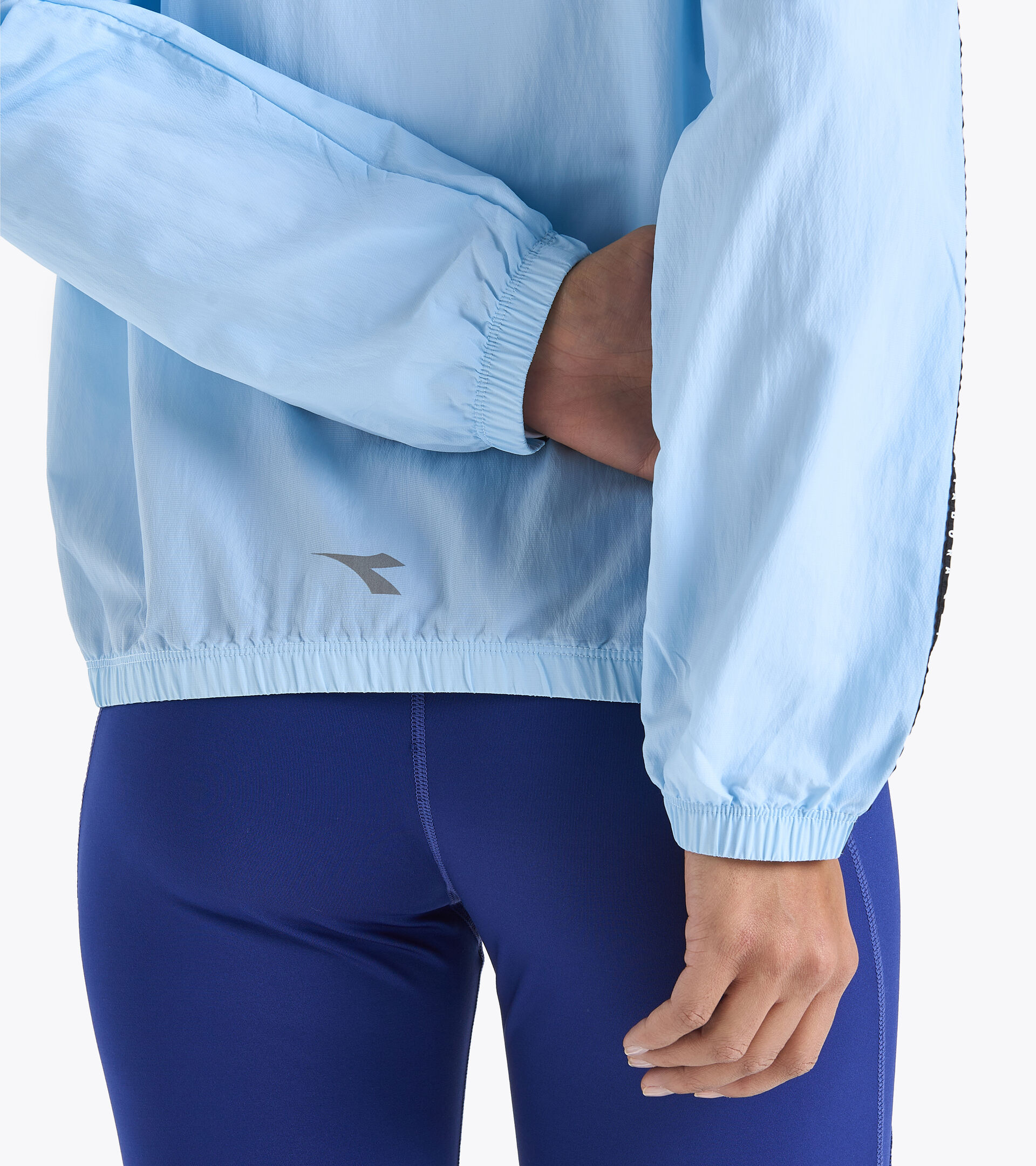 Giacca da running - Donna L. MULTILAYER JACKET BE ONE AZZURRO BIMBO LUMINOSO - Diadora