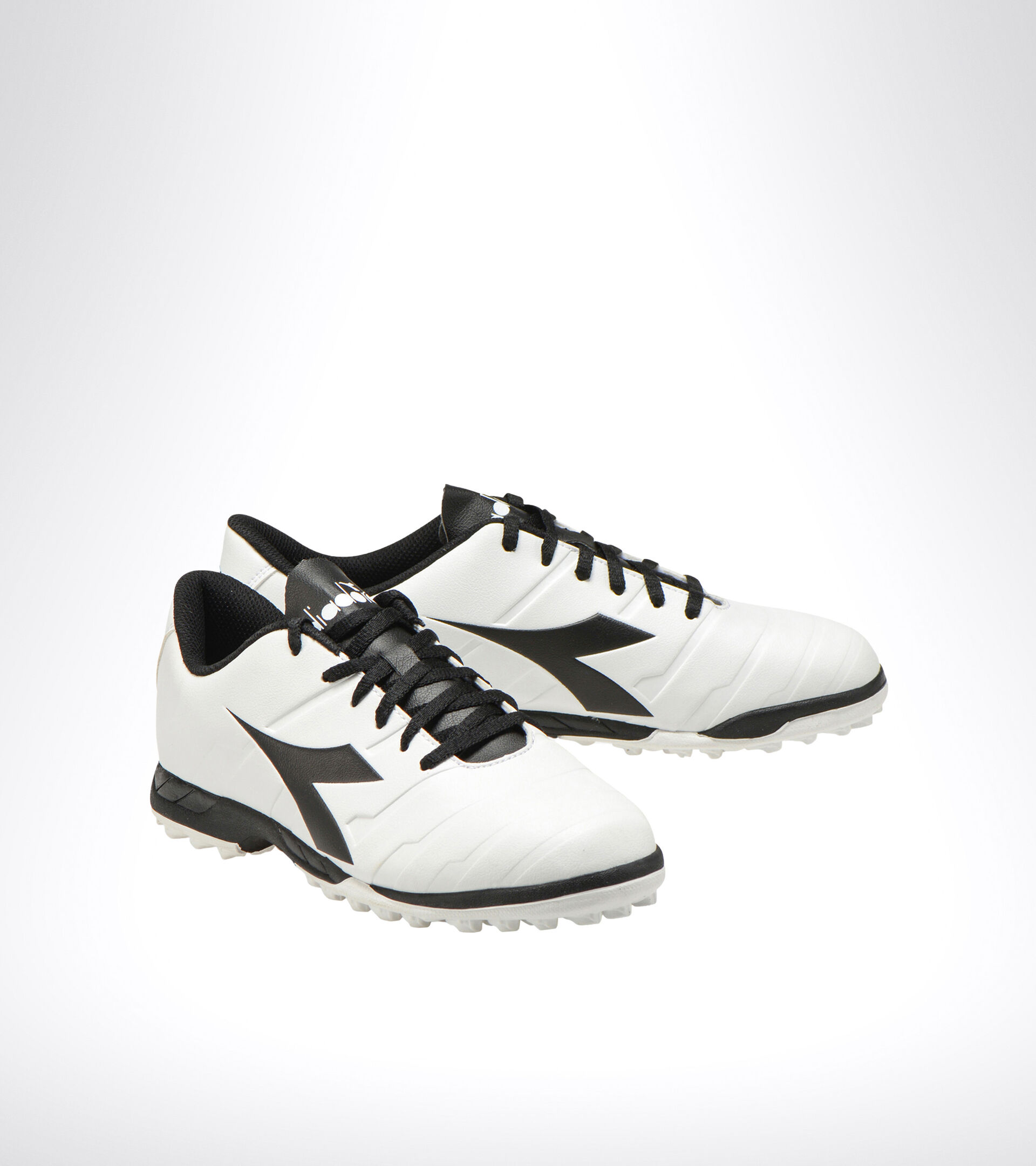 Botas de fútbol para terrenos duros y césped artificial PICHICHI 3 TF BLANCO/NEGRO - Diadora
