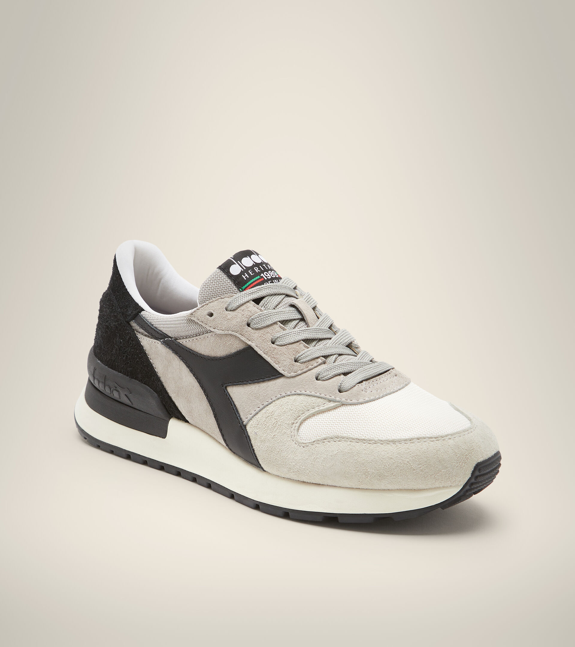 Made in Italy Heritage Shoe - Men CONQUEST ECLIPSE SW ITALIA BLACK - Diadora