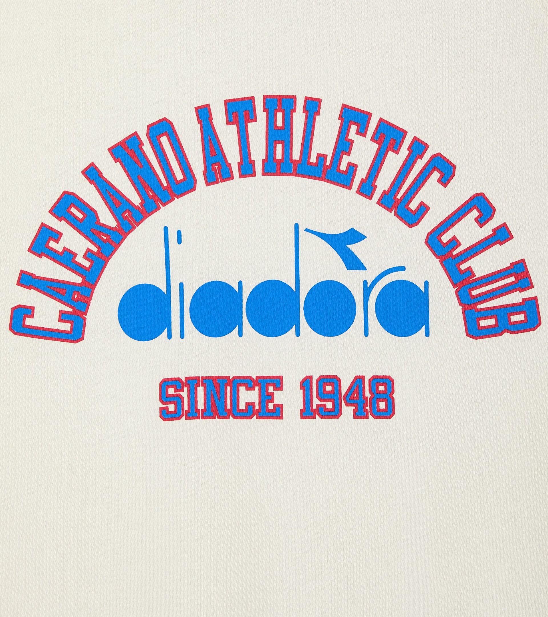 Sportliches T-Shirt - Gender Neutral T-SHIRT SS 1948 ATHL. CLUB VANILLE EIS WEISS - Diadora