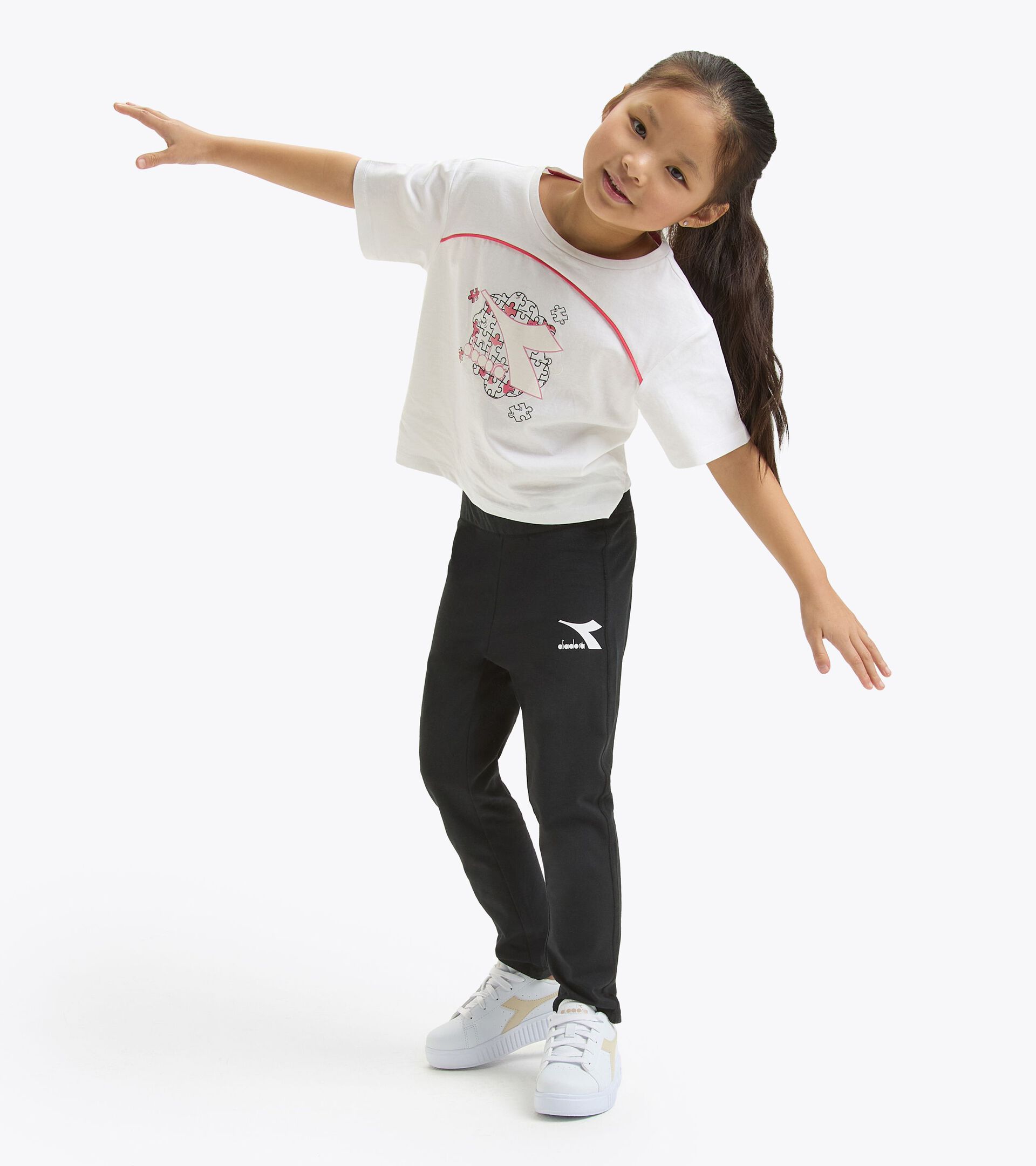 Leggings - Girl
 JG. LEGGINGS PUZZLES BLACK - Diadora