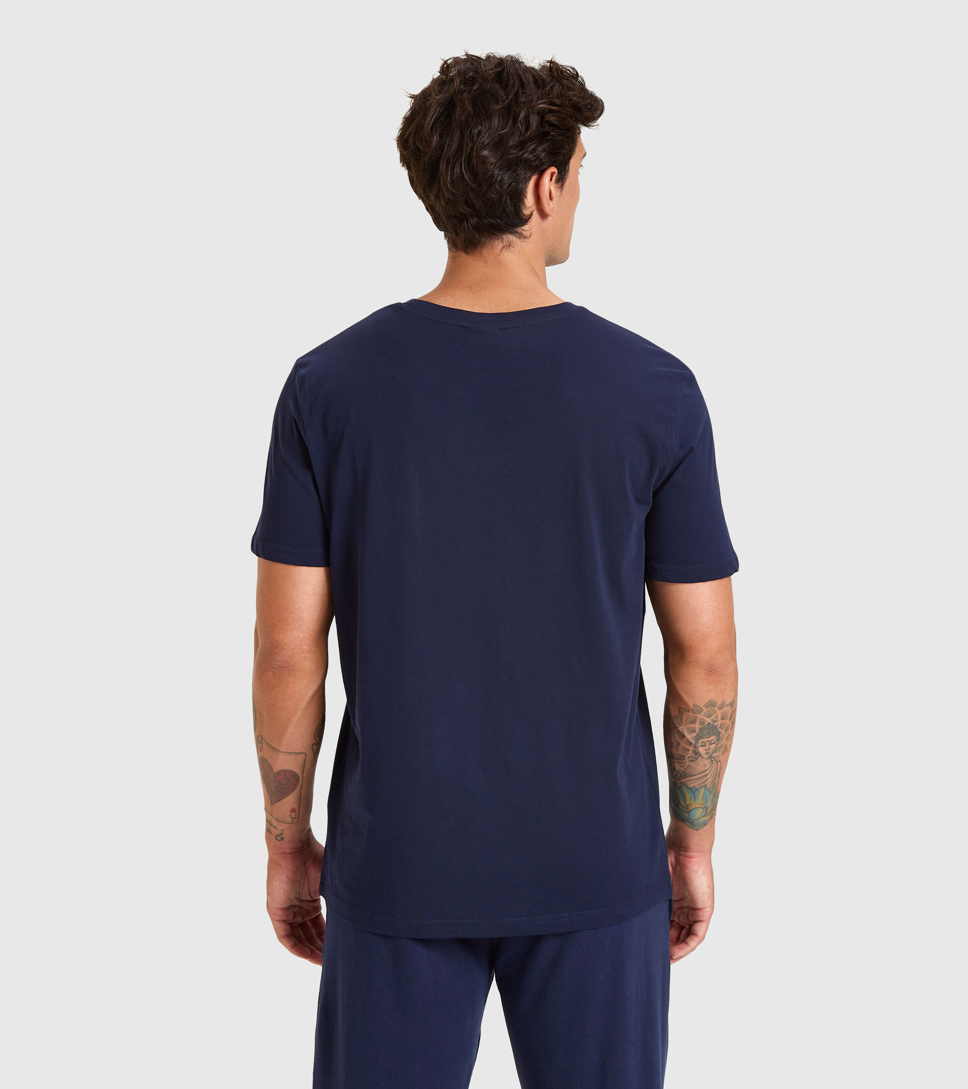 T-shirt - Men T-SHIRT SS CHROMIA CLASSIC NAVY - Diadora