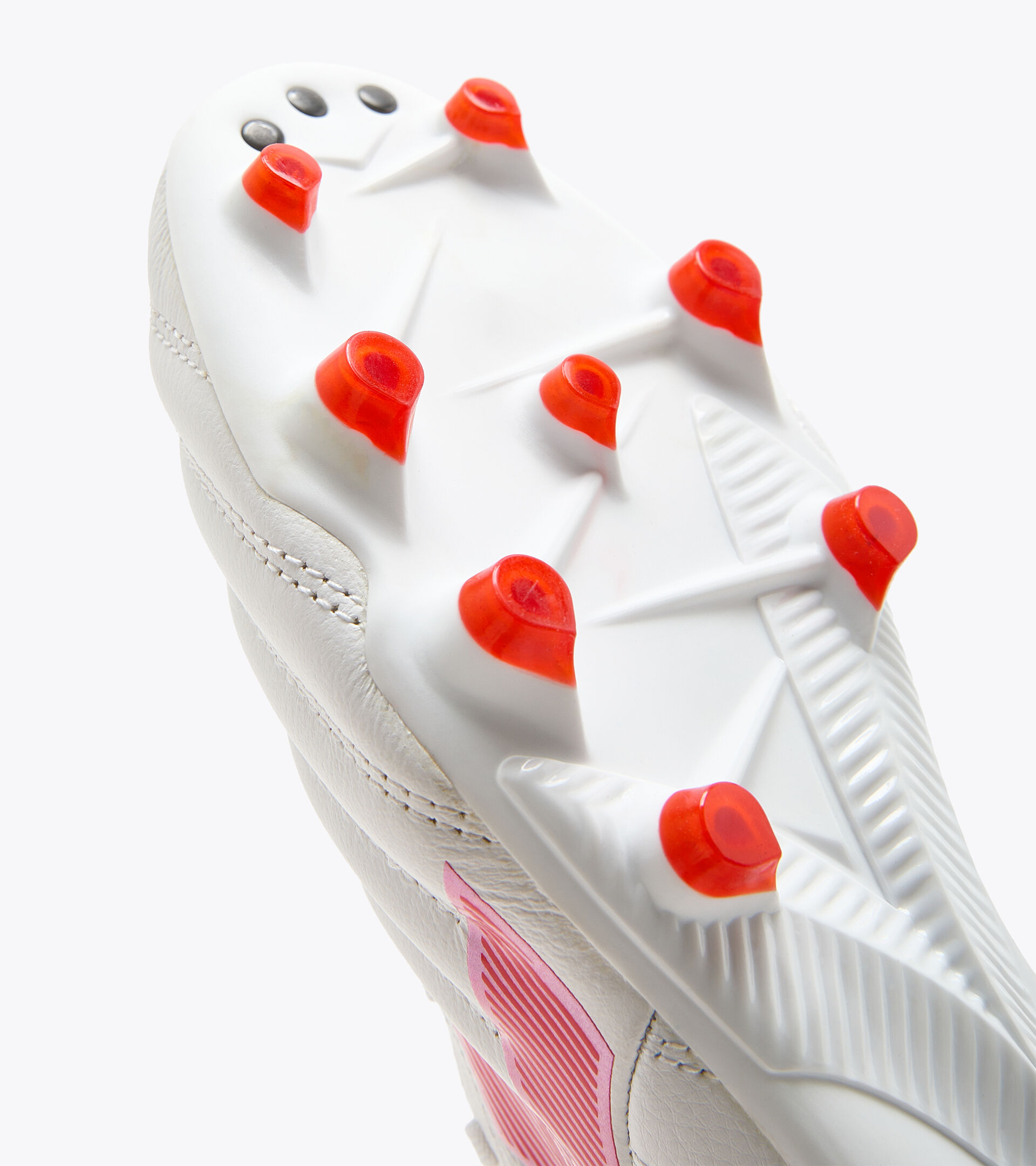 Firm ground and synthetic pitches football boots - Men’s BRASIL ELITE2 TECH ITA LPX WHITE/MILANO RED - Diadora
