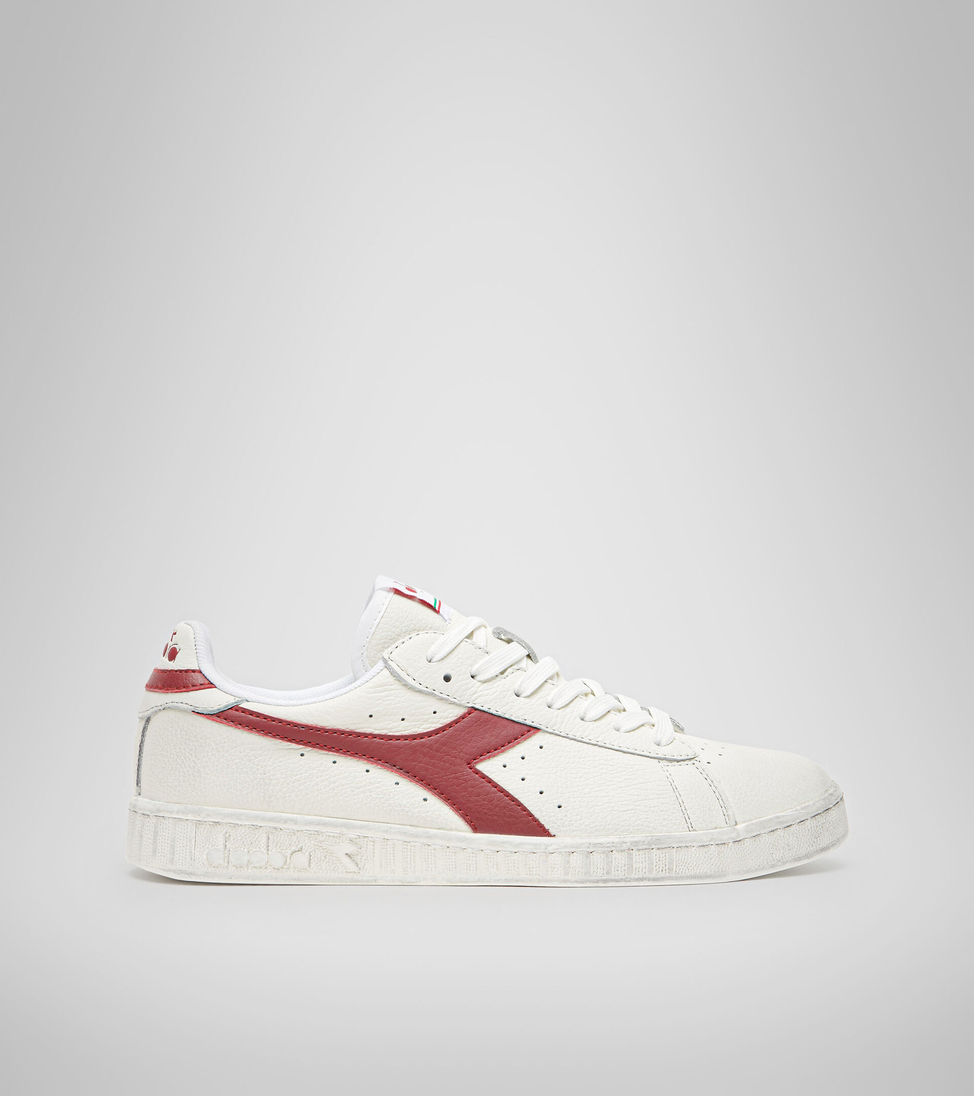 Trainer - Unisex GAME L LOW WAXED WHITE/RED PEPPER - Diadora