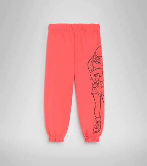 JU.JOGGER PANT WB, WARM KORALLE Jogginghose aus Baumwoll-Frottee - Kinder JU.JOGGER PANT WB WARM KORALLE - Diadora