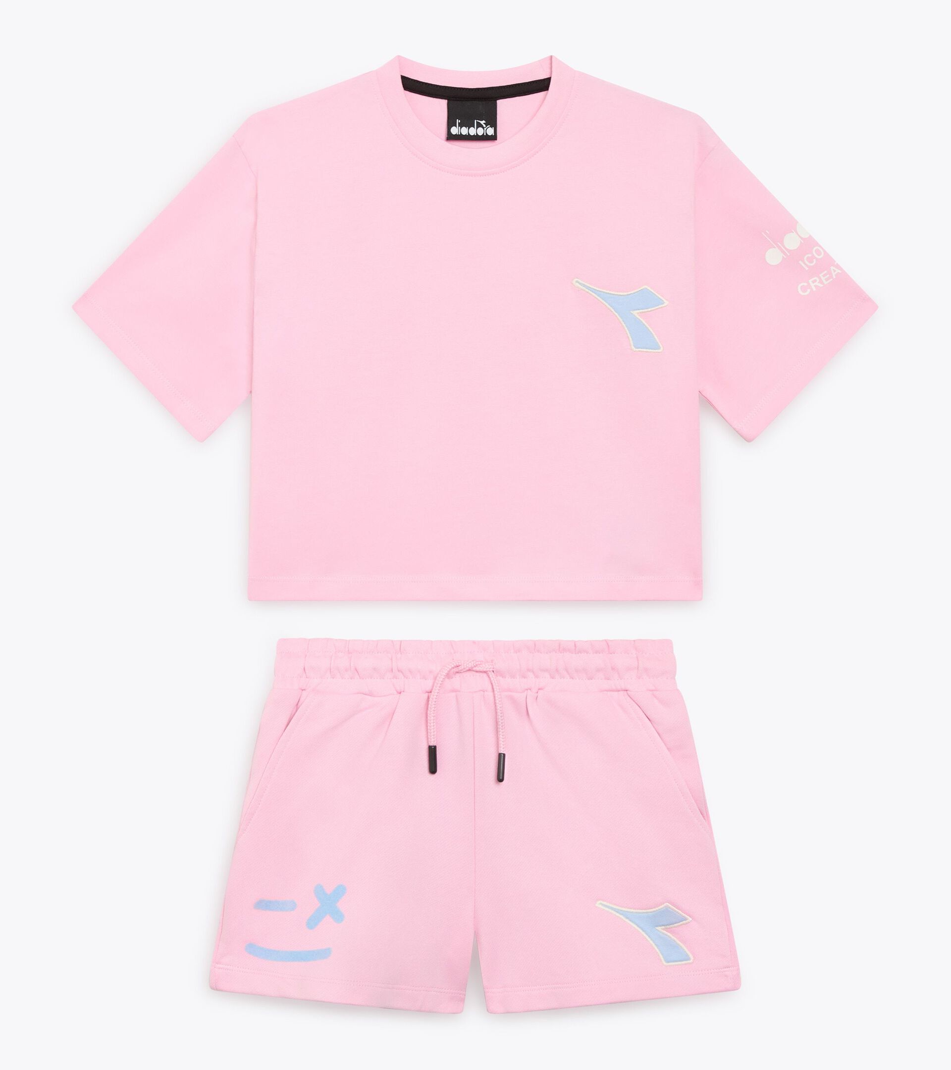 Sport suit - Fit comfort - Girl JG. SET CANDY PINK - Diadora