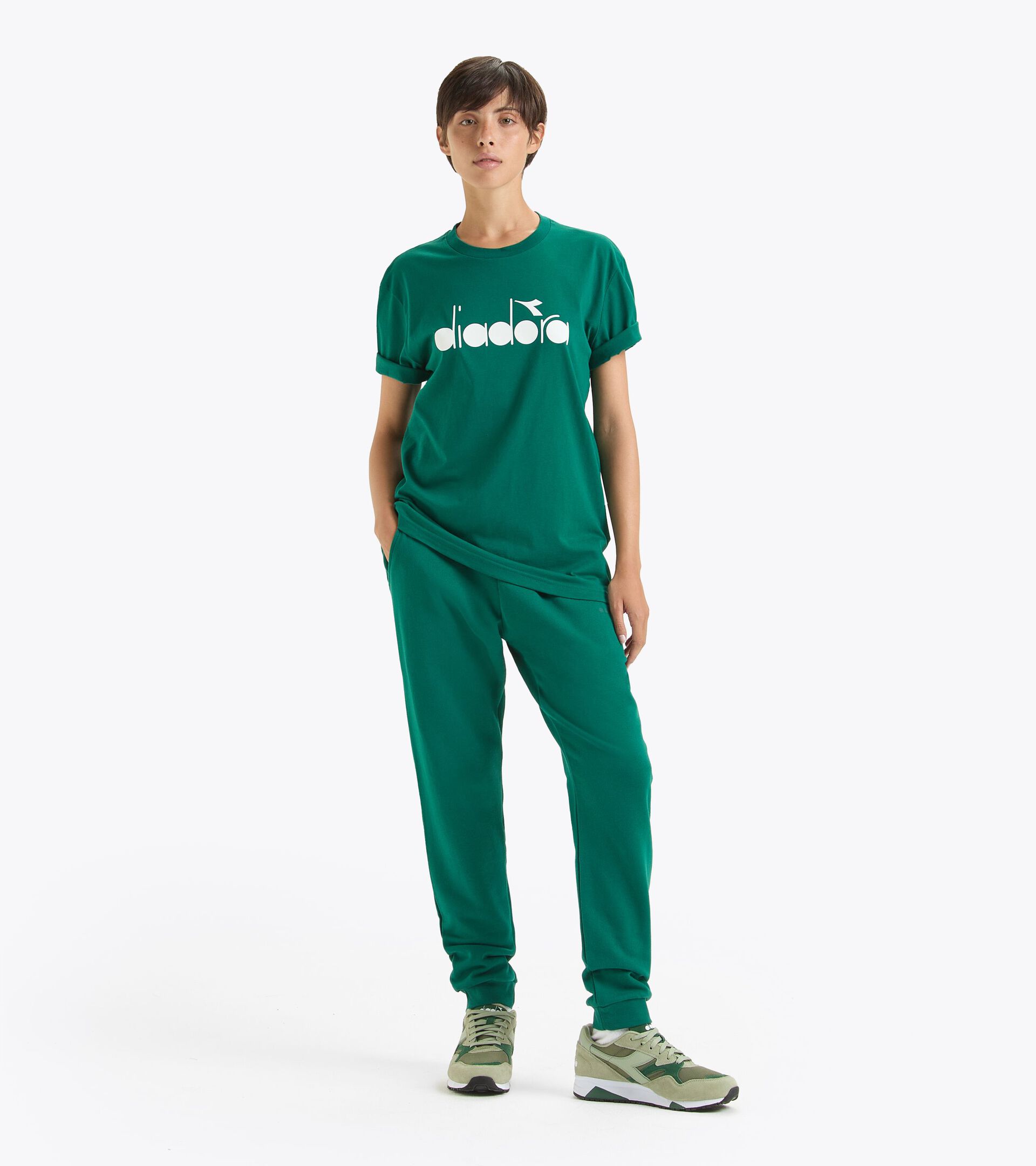 T-shirt - Made in Italy - Gender Neutral T-SHIRT SS LOGO AVENTURINE - Diadora