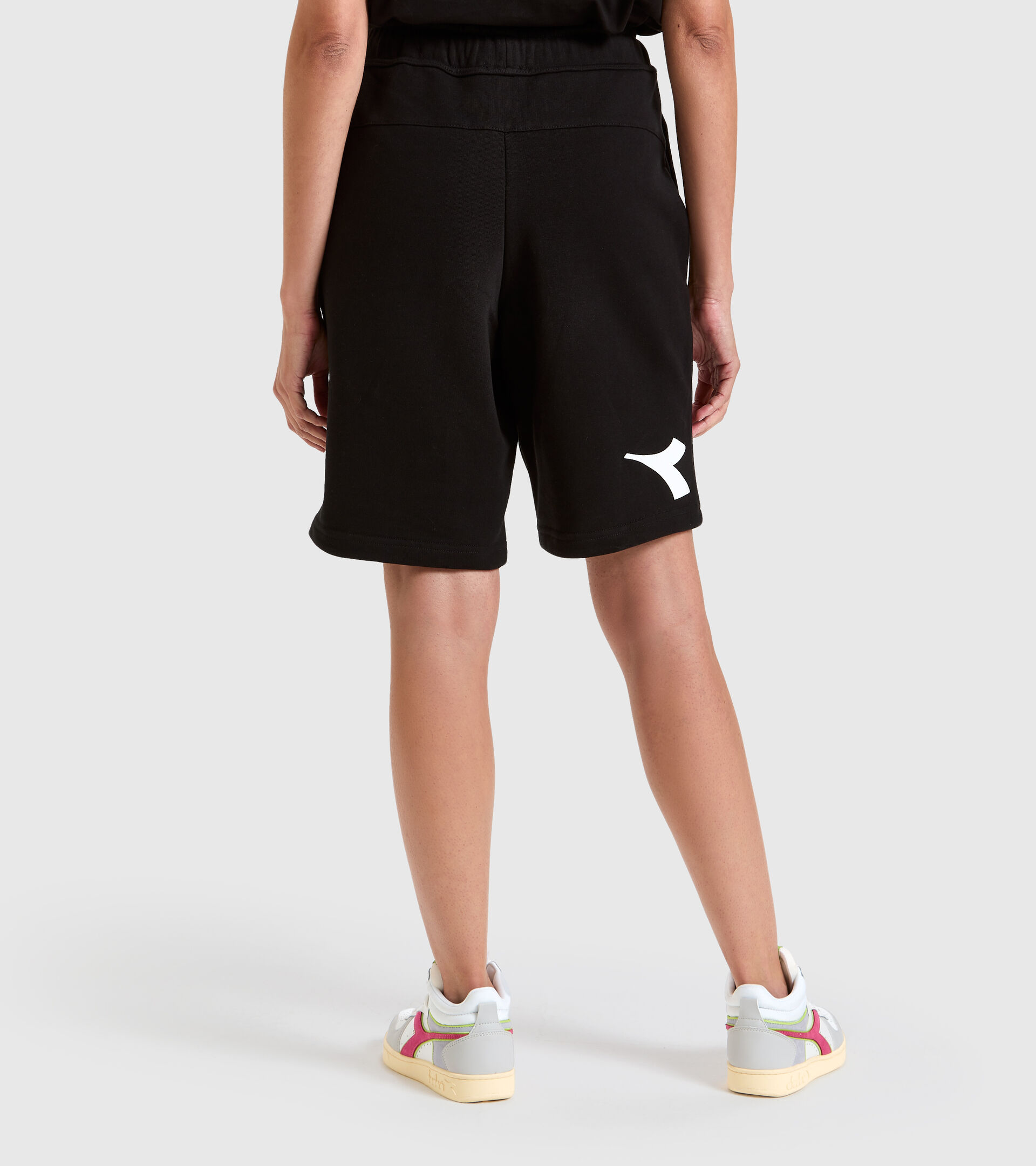 Cotton shorts - Unisex BERMUDA MANIFESTO BLACK - Diadora