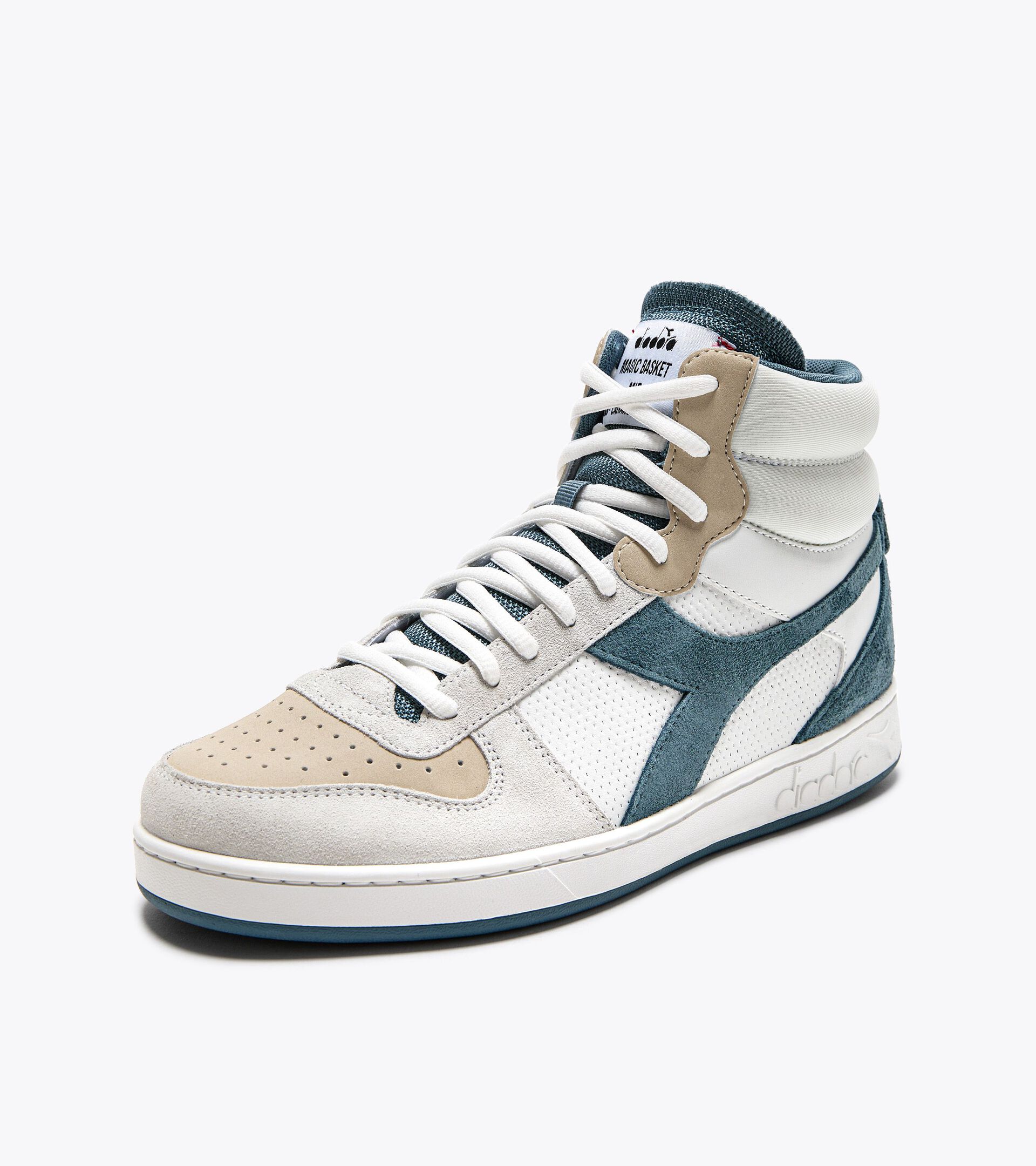 Sportschuh - Gender neutral MAGIC BASKET MID NEAT WEISS/STURMWETTER - Diadora