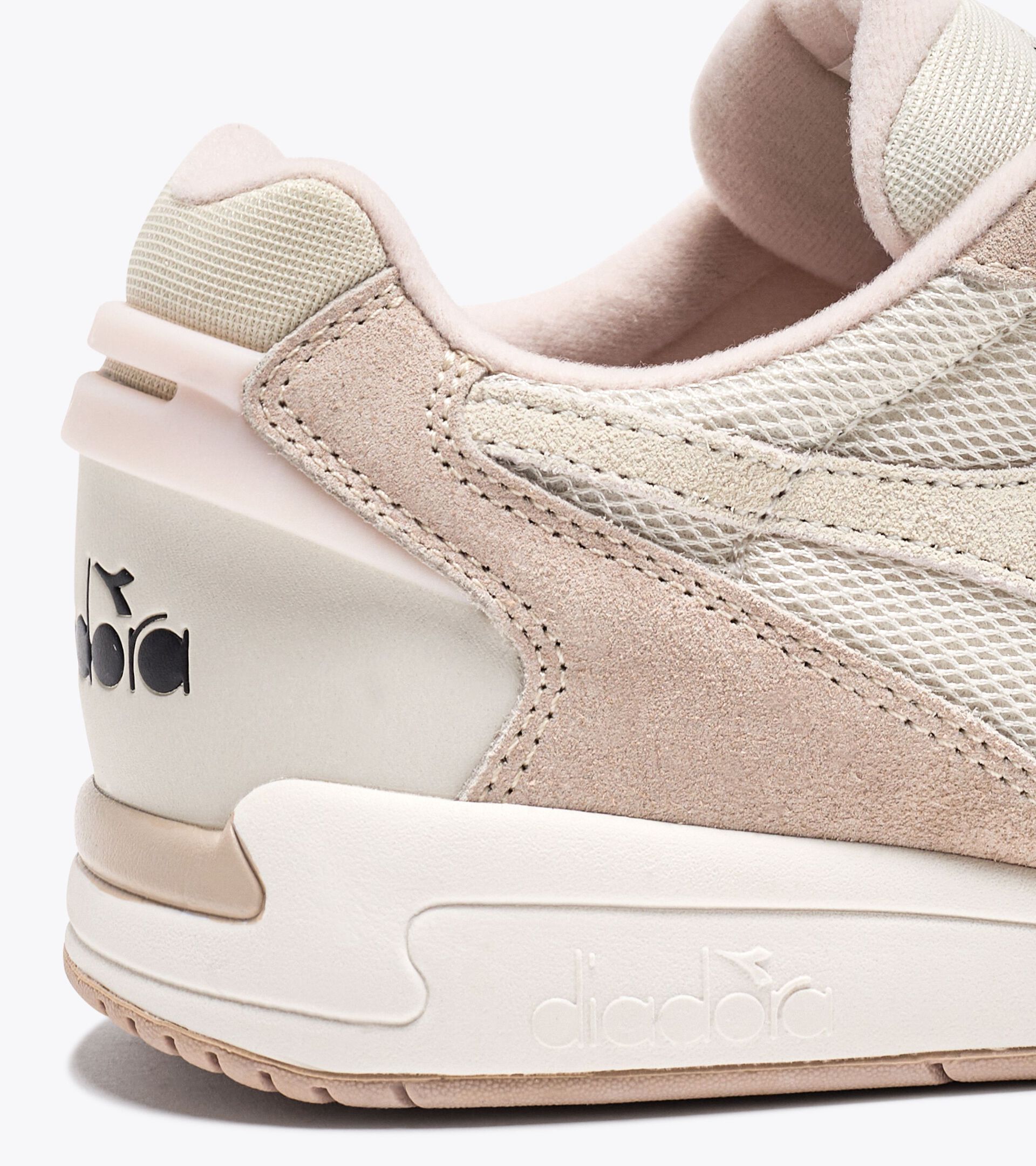 Sportlicher Sneaker - Damen WINNER CREAMY WN WISPERN ROSE/STAUBROSA - Diadora