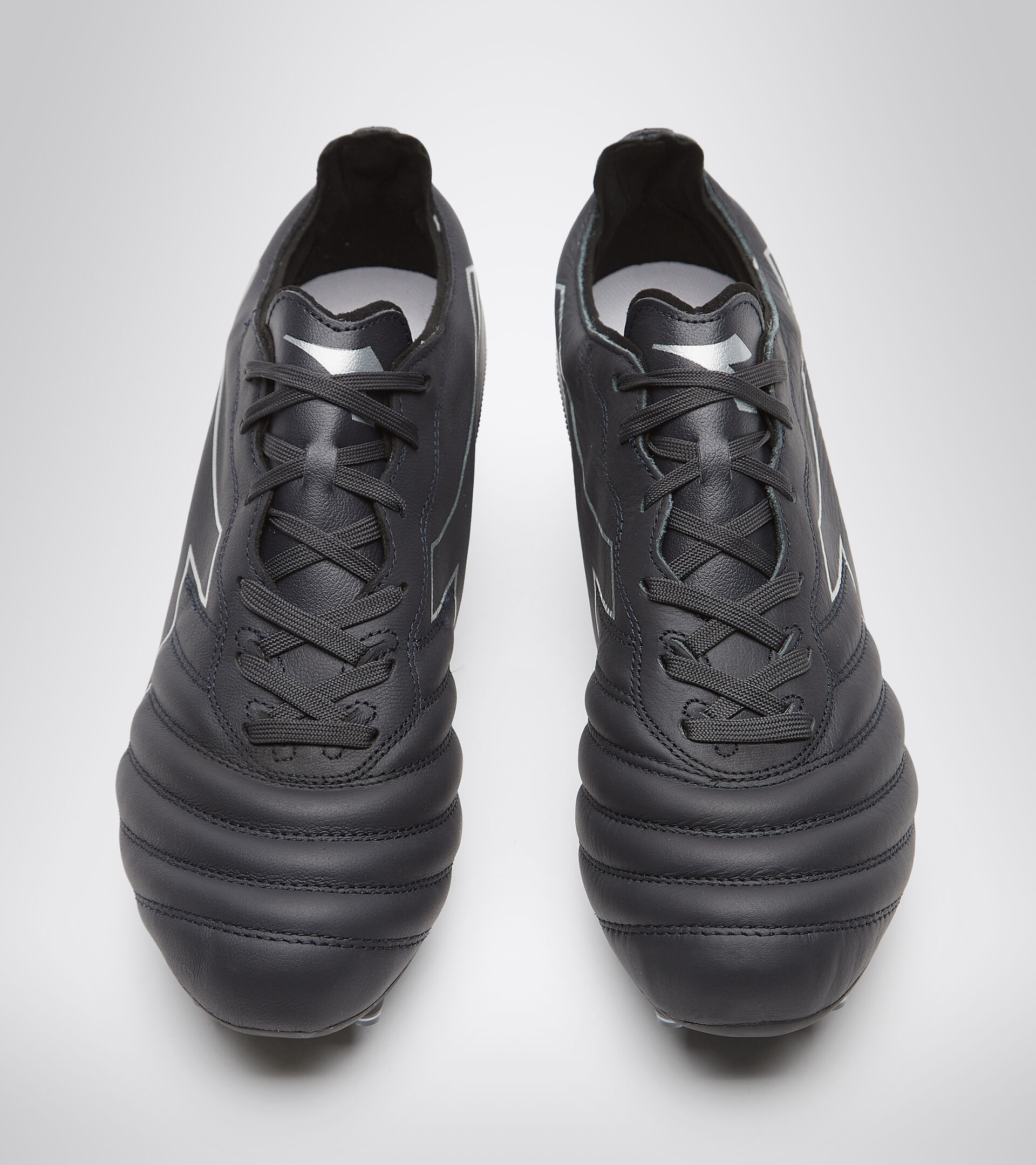 Firm ground football boot BRASIL ELITE LT LP12 ANTHRACITE/BLACK/SILVER DD - Diadora