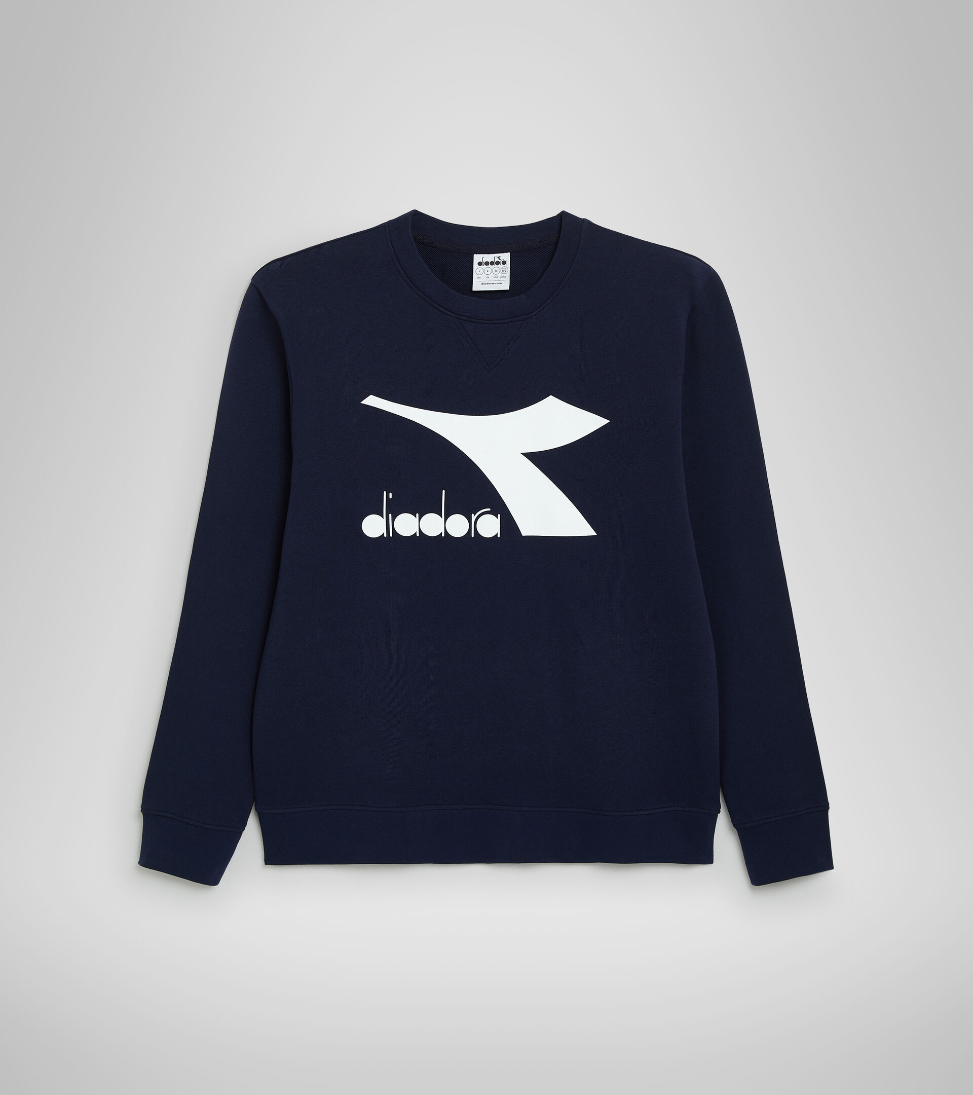 Sportliches Sweatshirt - Herren SWEATSHIRT CREW CHROMIA MARINEBLAU - Diadora