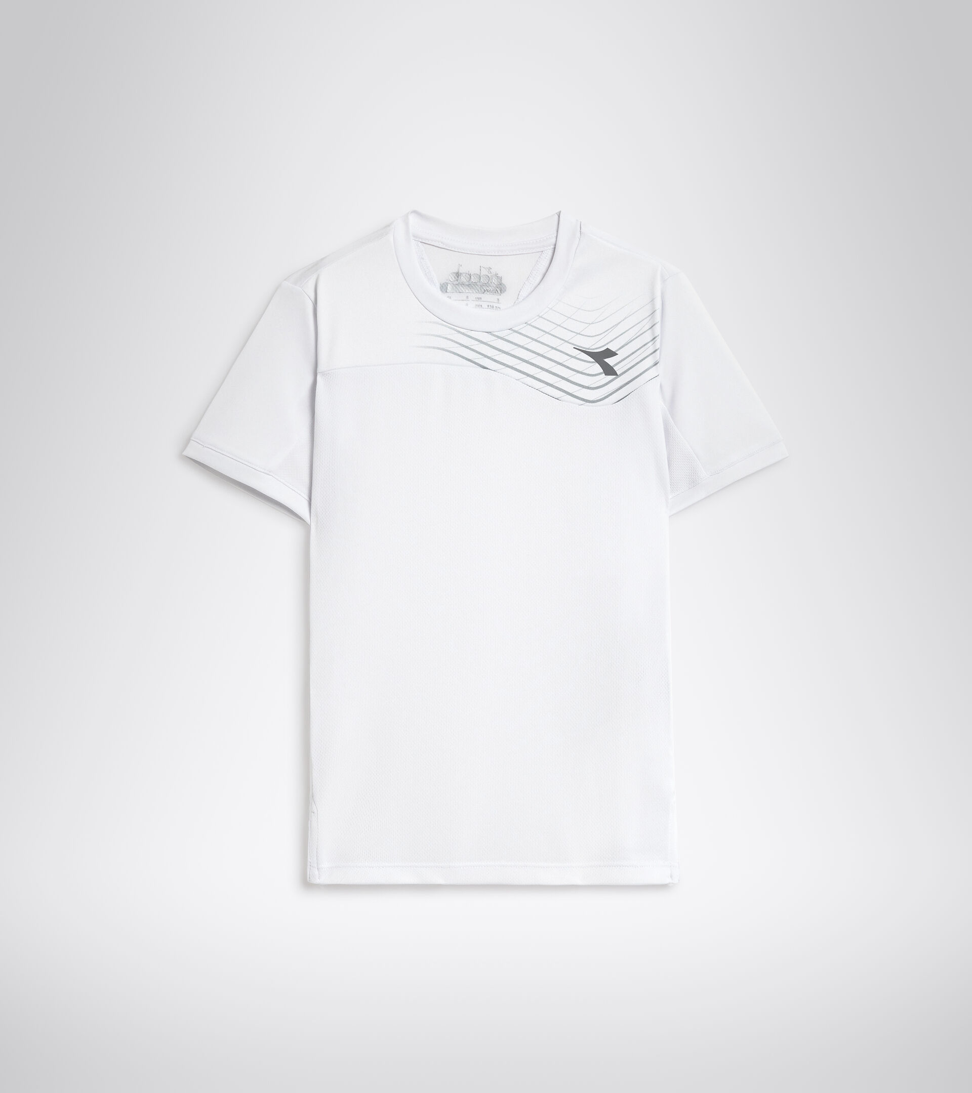 T-shirt da tennis - Bambino J. T-SHIRT COURT BIANCO OTTICO - Diadora