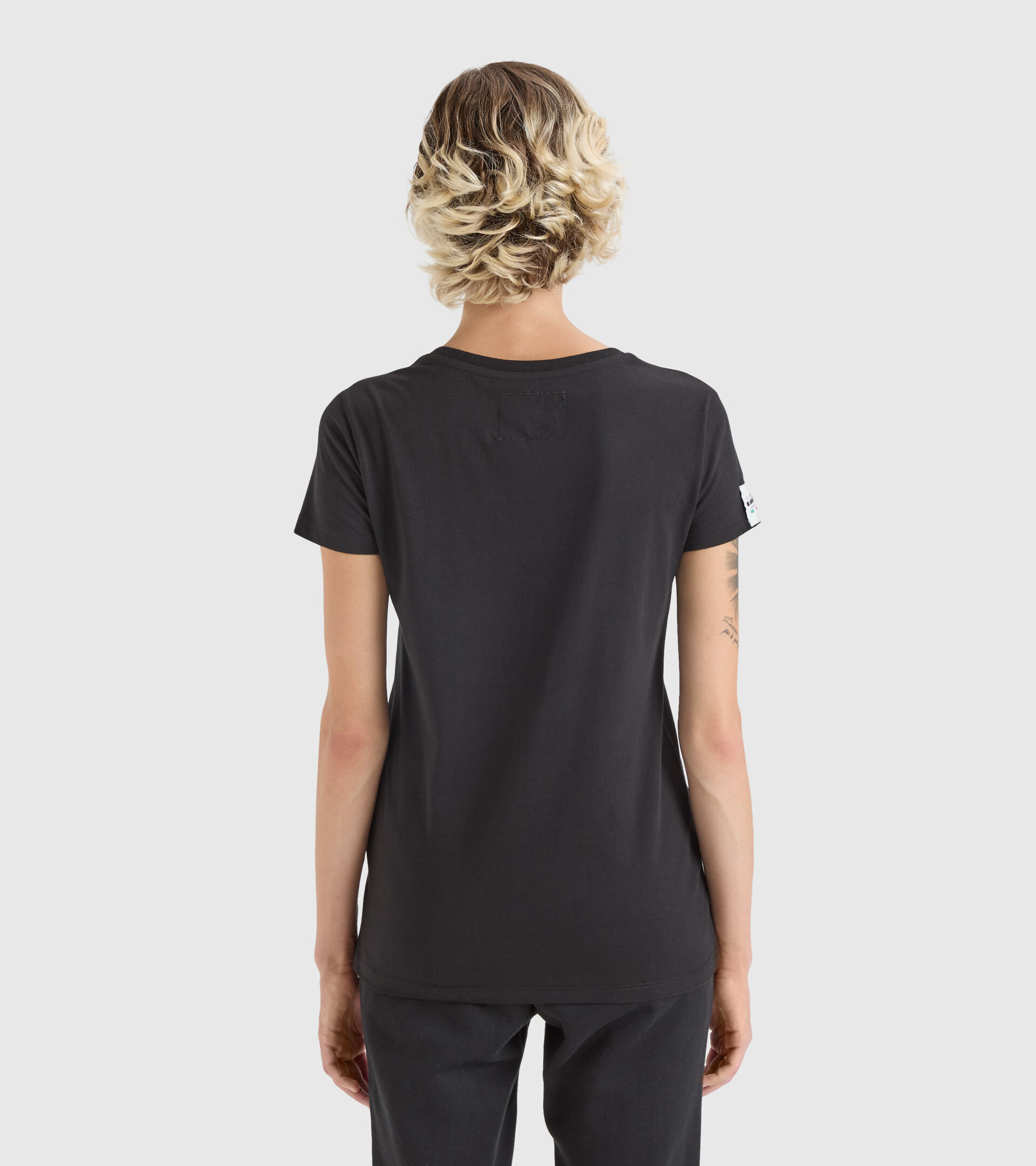 T-shirt en coton - Femme L. T-SHIRT SS MII NOIR - Diadora