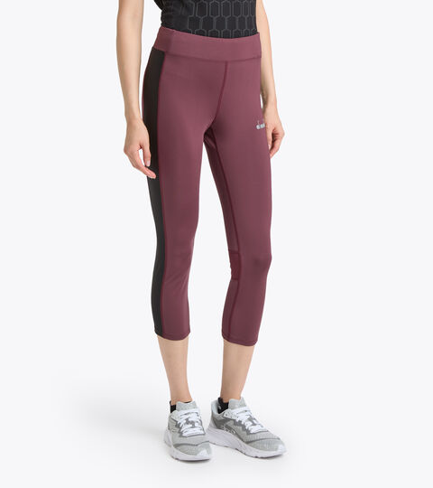 Running leggings - Women L. 6/8 TIGHTS BE ONE VIOLET PORT ROYALE - Diadora