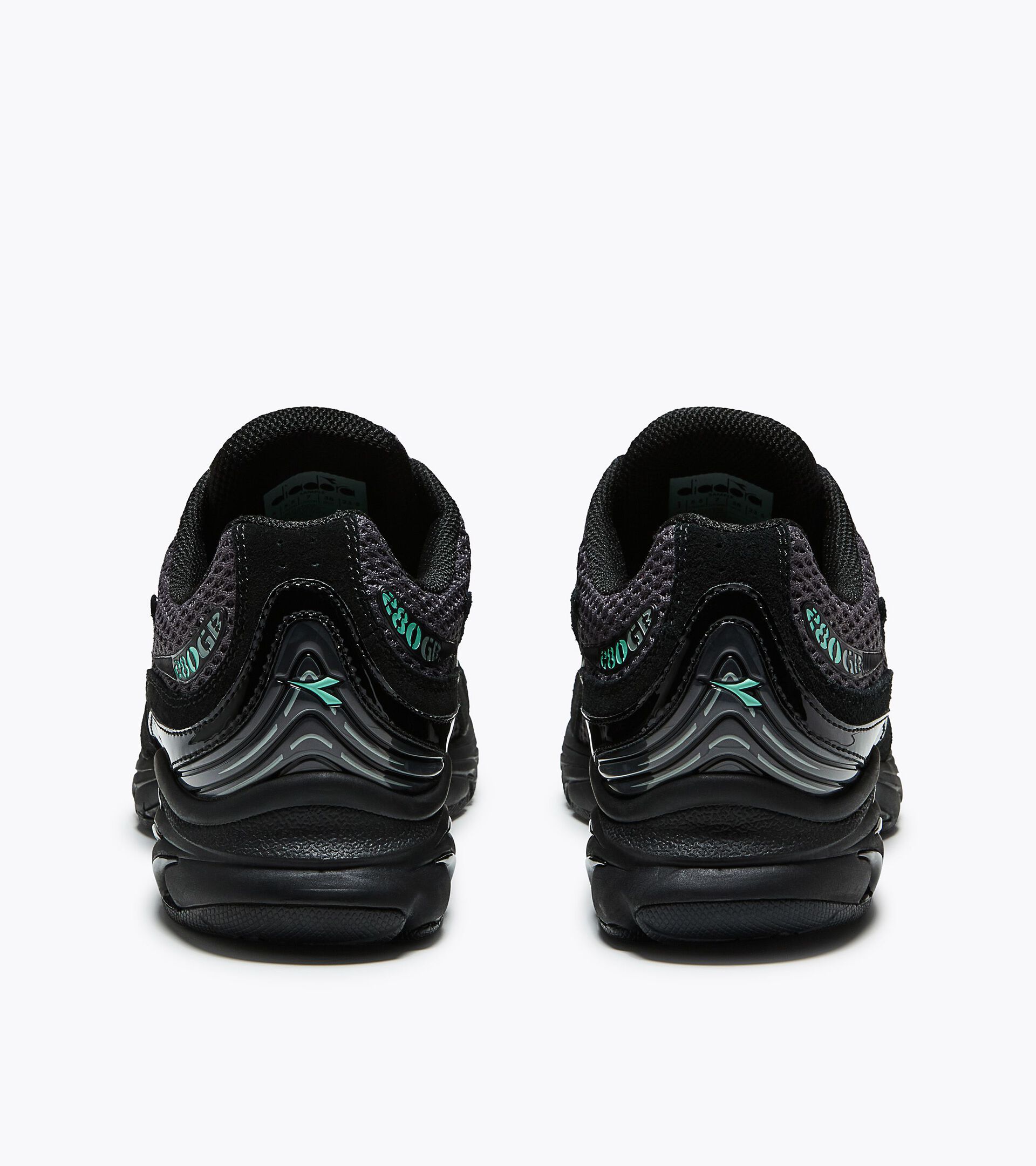 2000s-inspired Sportswear Sneakers - All-gender MYTHOS PROPULSION 280 SHADE BLACK - Diadora