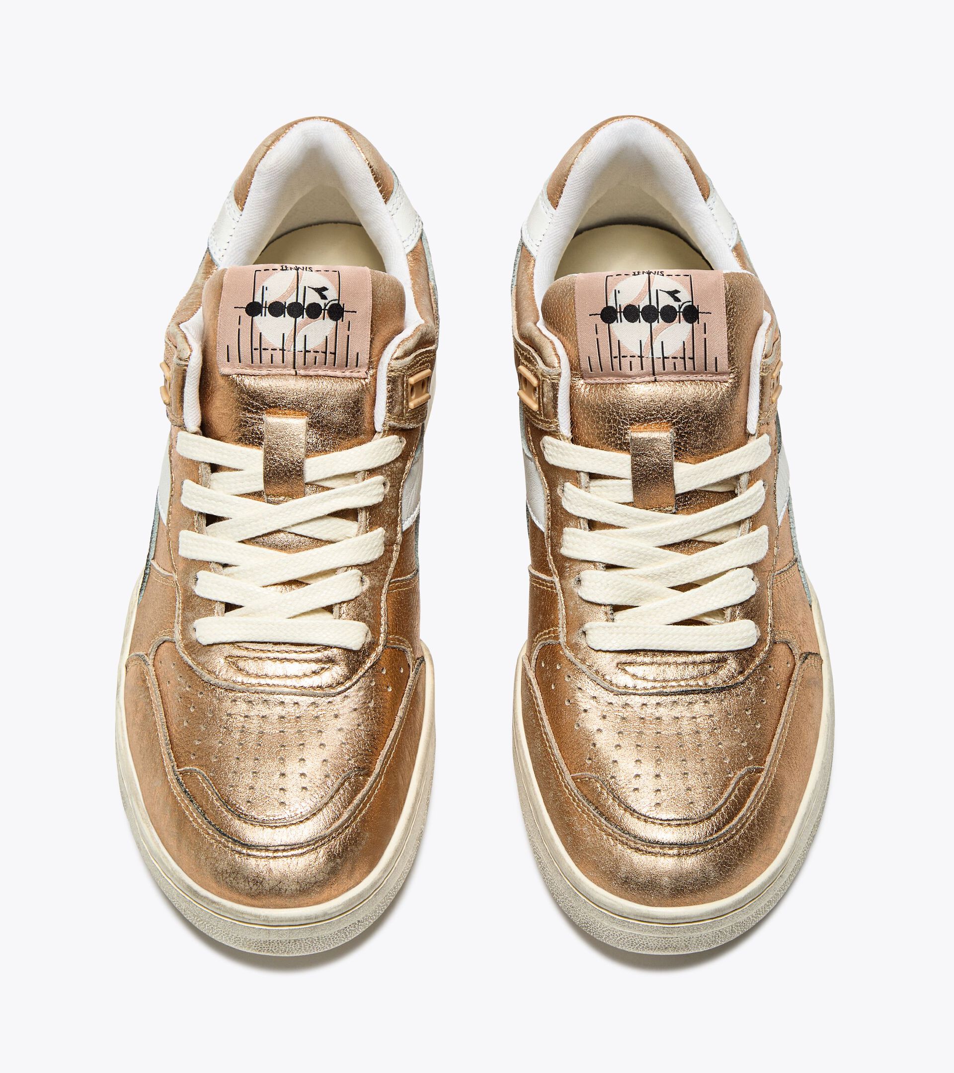 Heritage leather sneaker - Women’s B.560 METALLIC WN ROSA - Diadora