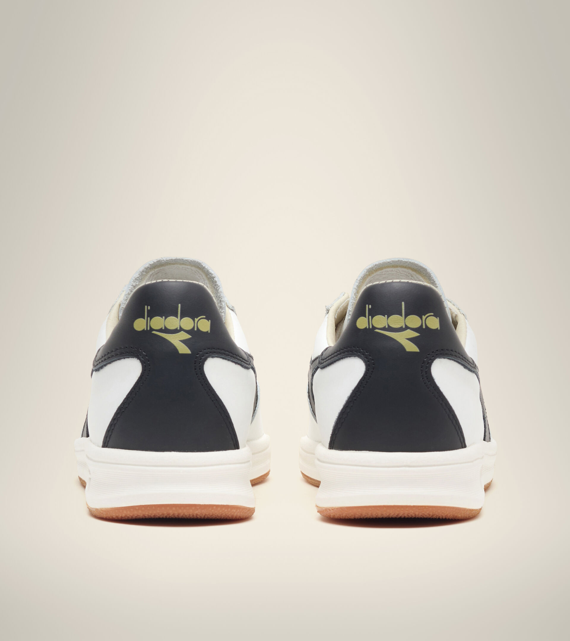 Heritage-Schuh Made in Italy - Unisex B.ELITE H ITALIA SPORT BIANCO/NERO/ORO - Diadora