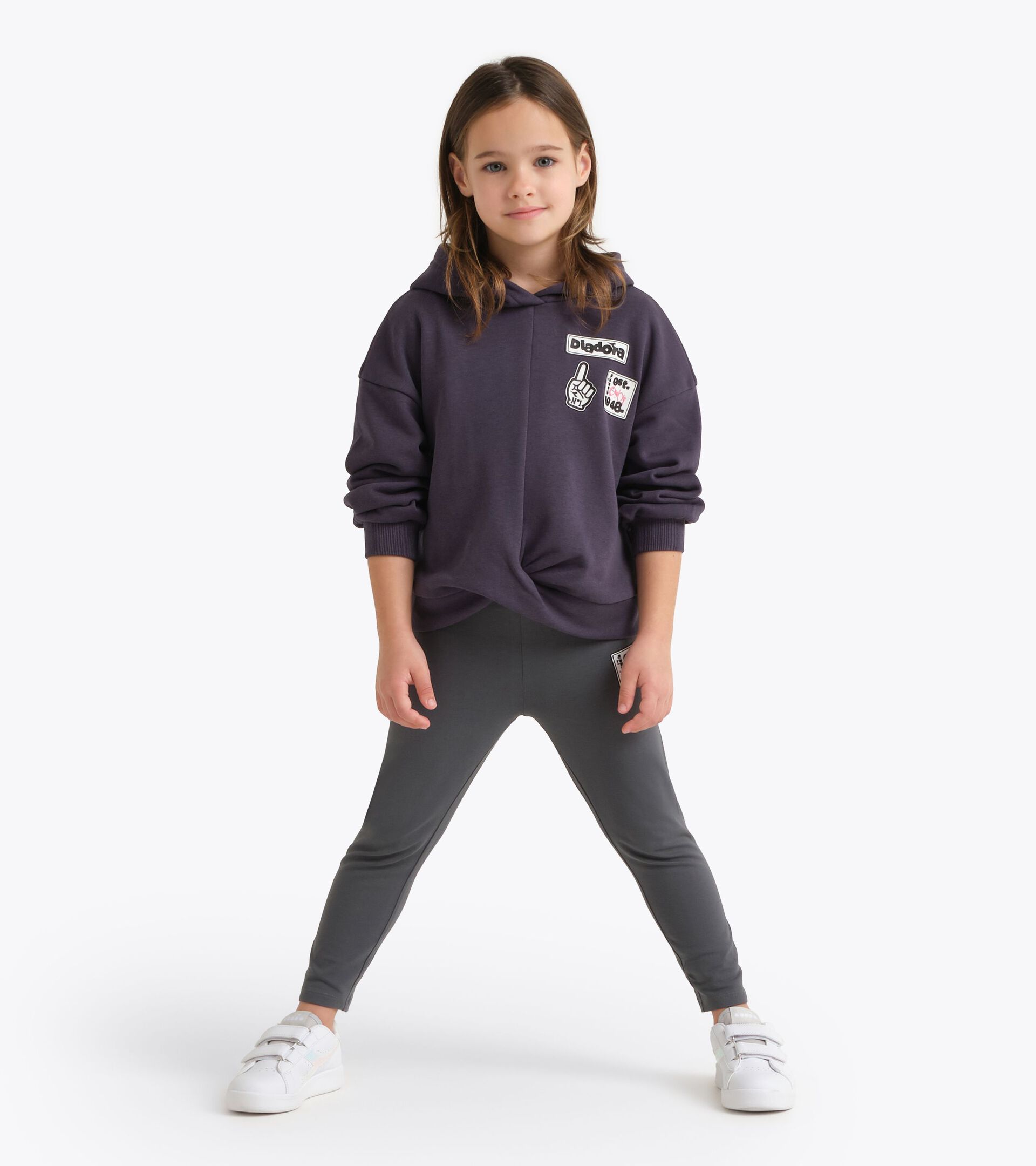 Sudadera con capucha - Ni&ntilde;a
 JG. HOODIE ESS. SPORTS AZUL NOCHE - Diadora