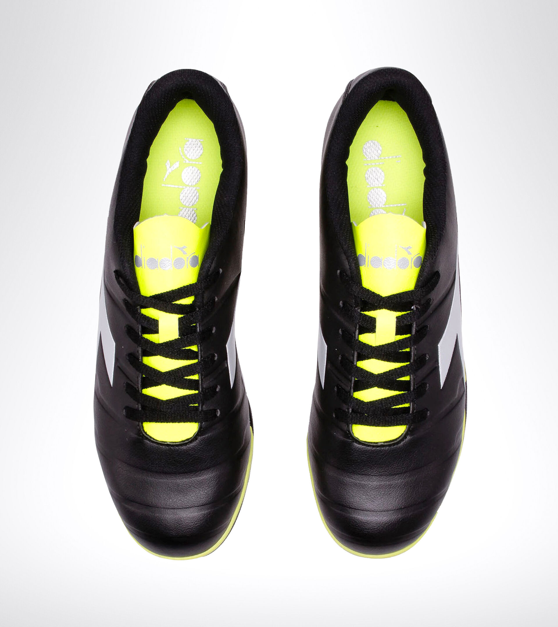 Footwear Sport UOMO PICHICHI 3 TF BLACK/YELLOW FL DD/SILVER Diadora