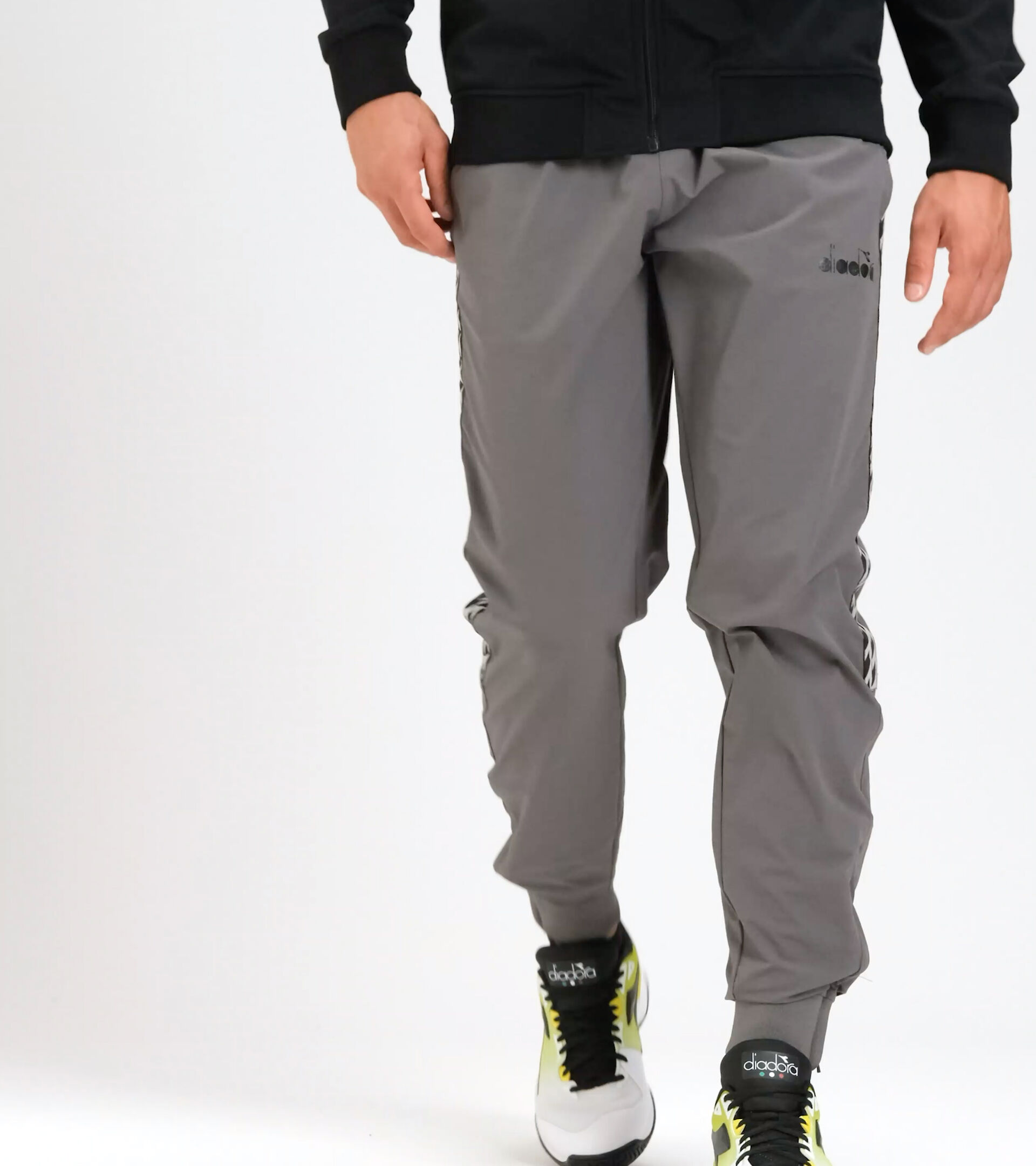 Tennis trousers - Men PANTS CHALLENGE GREY QUIET SHADE - Diadora