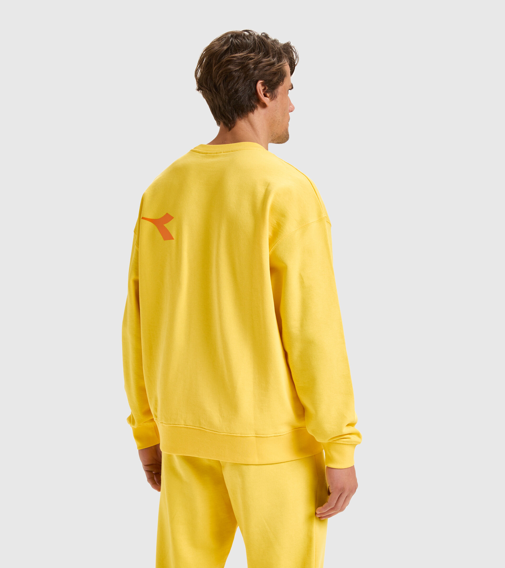 Cotton round-neck sweatshirt - Unisex SWEATSHIRT CREW MANIFESTO YELLOW LENS - Diadora