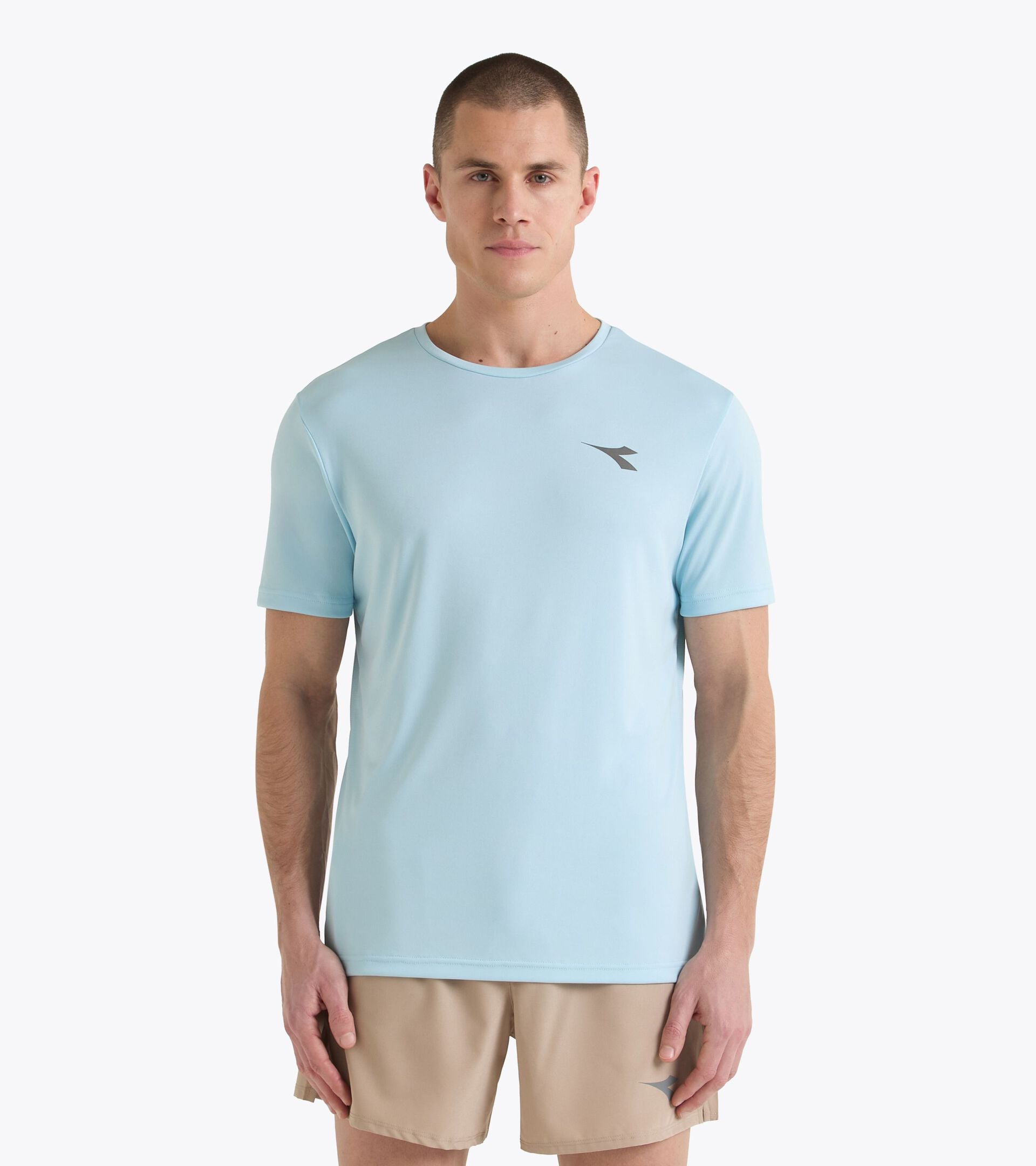 Sports t-shirt - Men RUN SS T-SHIRT CORYDALIS BLUE - Diadora