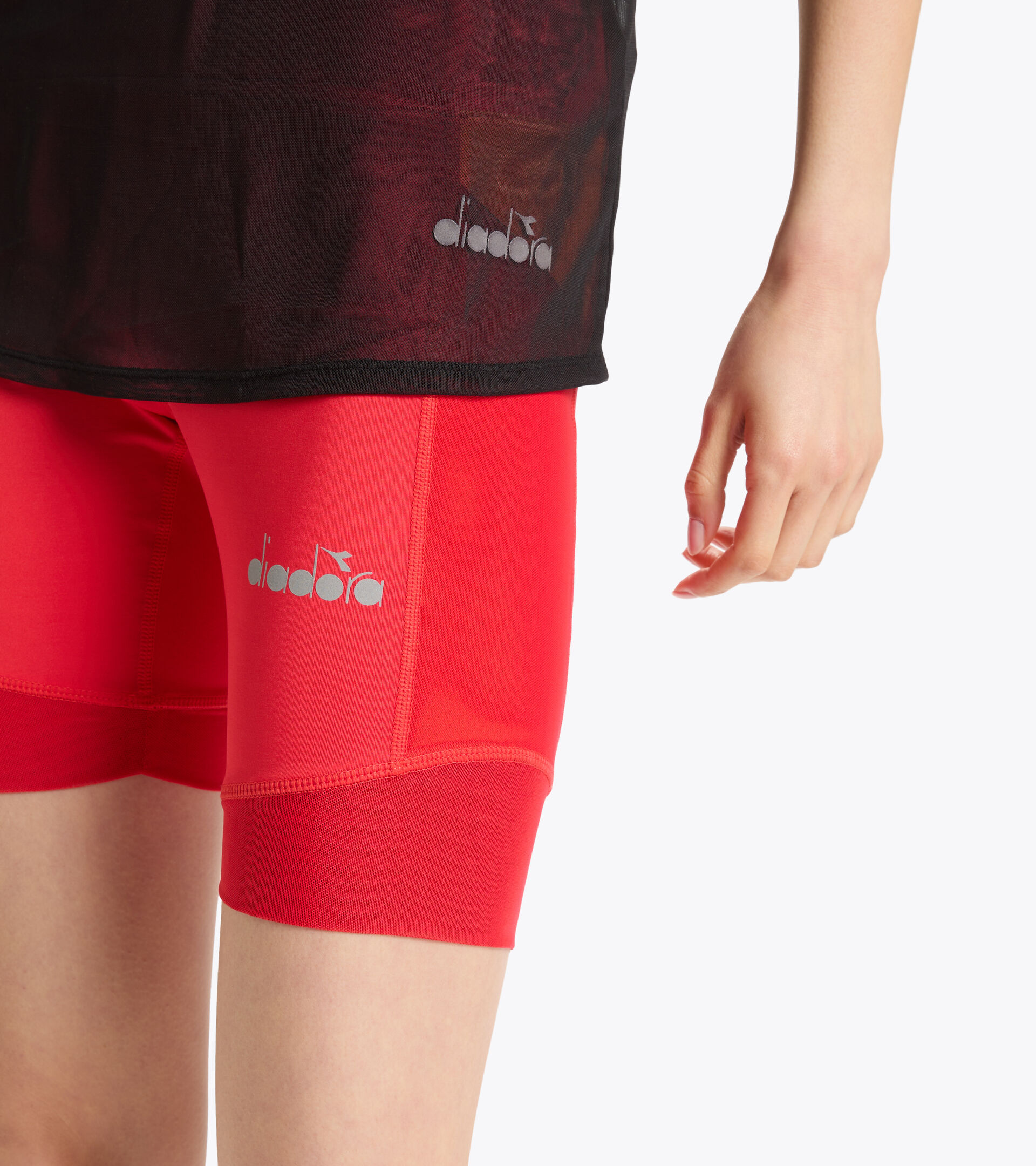 Sports shorts - Women L. BIKE SHORTS BE ONE W FER.RED ITALY - Diadora