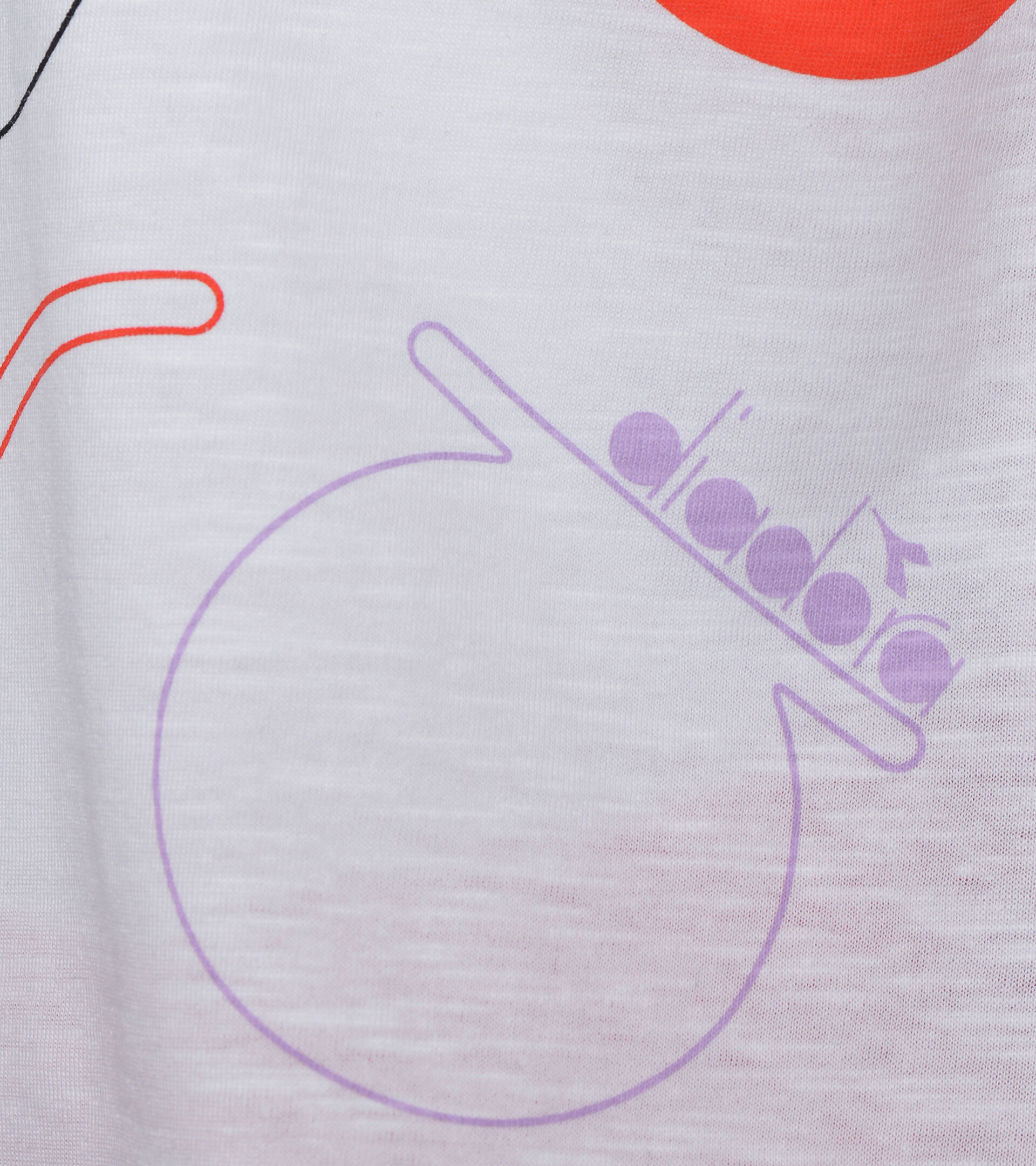 Survêtement - Filles JG. SET SL LOGO MANIA BLANC VIF - Diadora