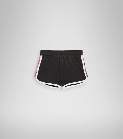 JG.SHORT BLOSSOM, BLACK Cotton sports shorts - Girls JG.SHORT BLOSSOM BLACK - Diadora