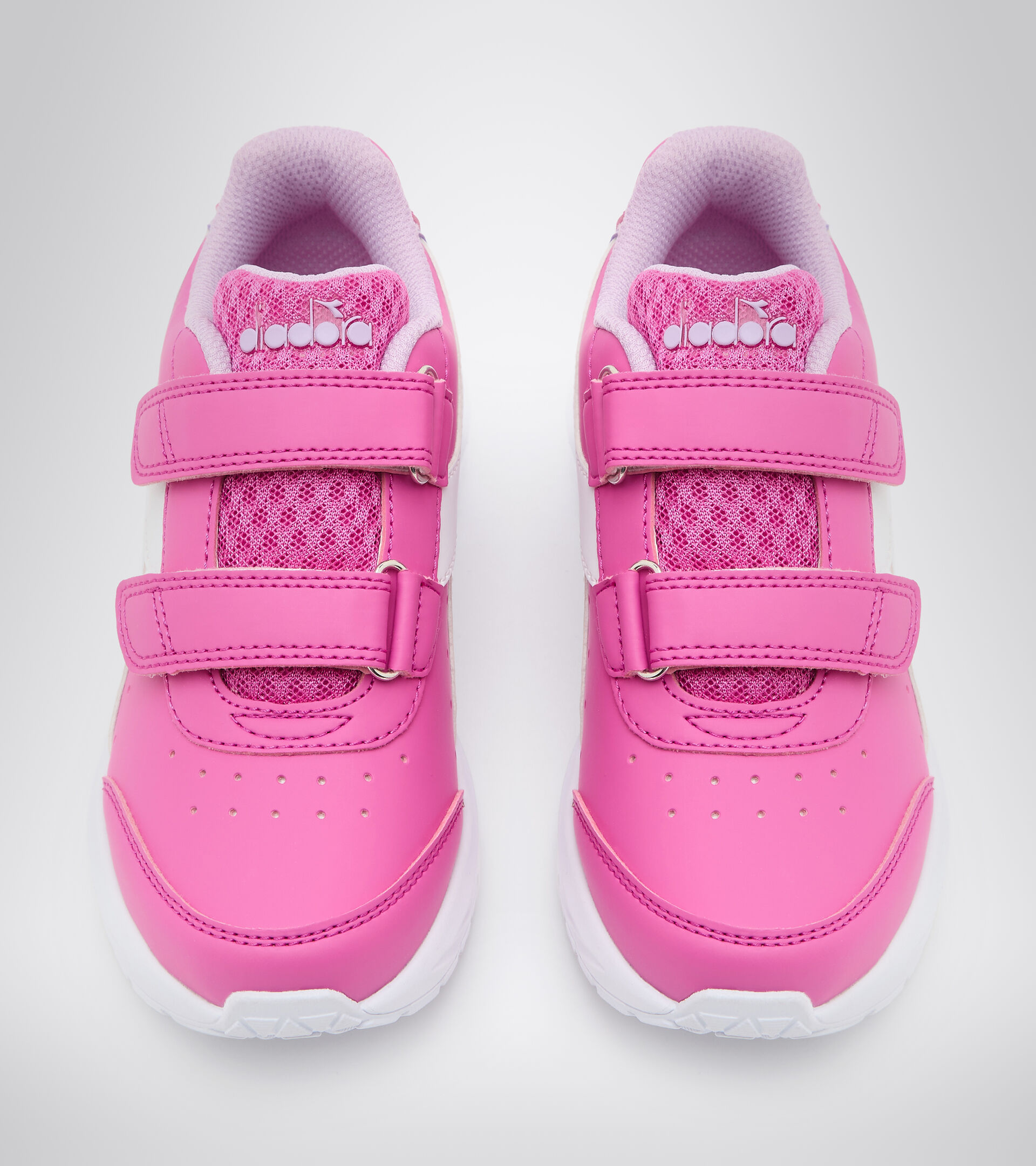 Chaussures de running - Unisexe Enfant FALCON SL JR V ROSA FUCSIA/BIANCO - Diadora