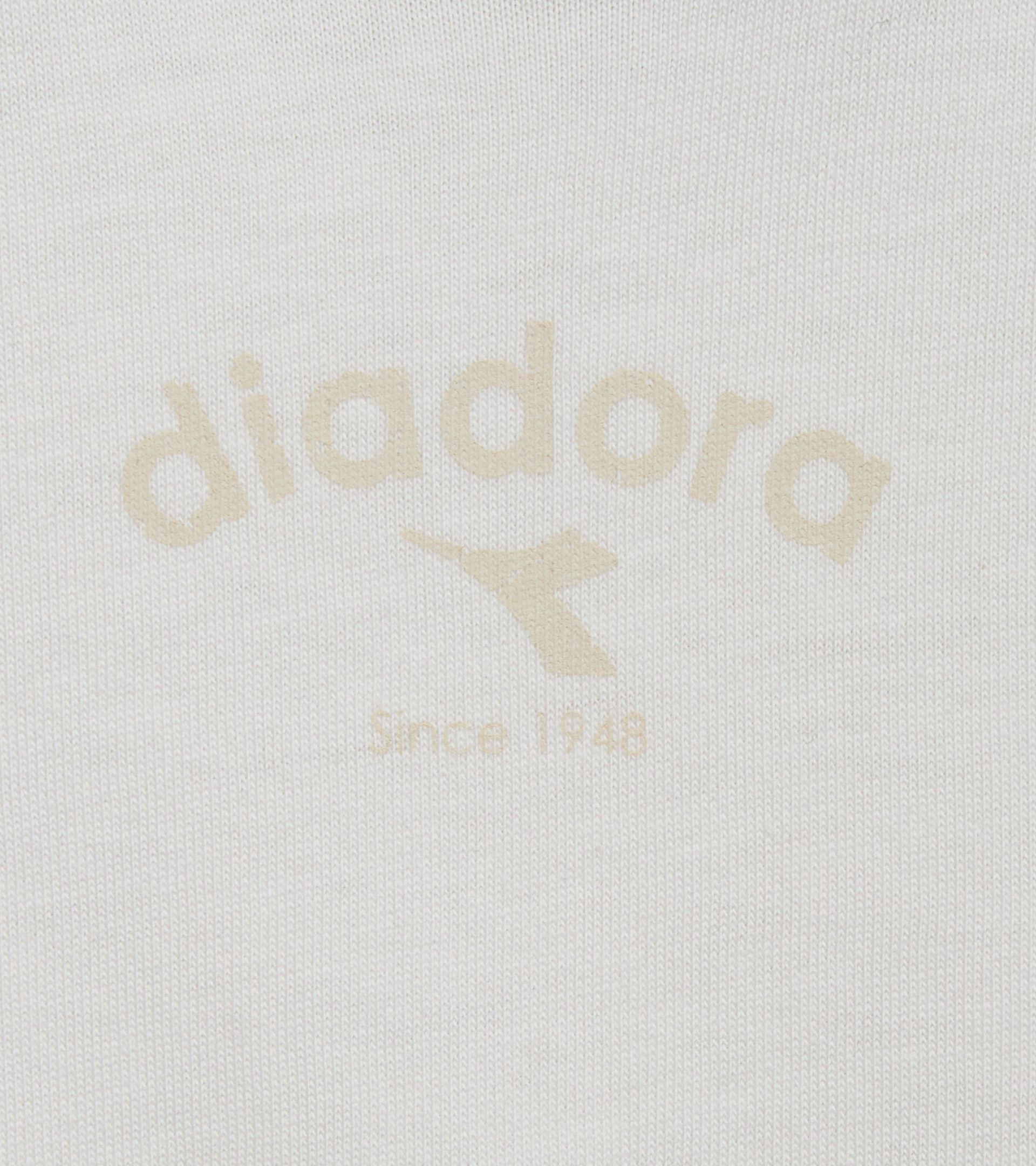 T-shirt - Boxy fit - Donna L. T-SHIRT SS ATHL. LOGO BIANCO LATTE - Diadora